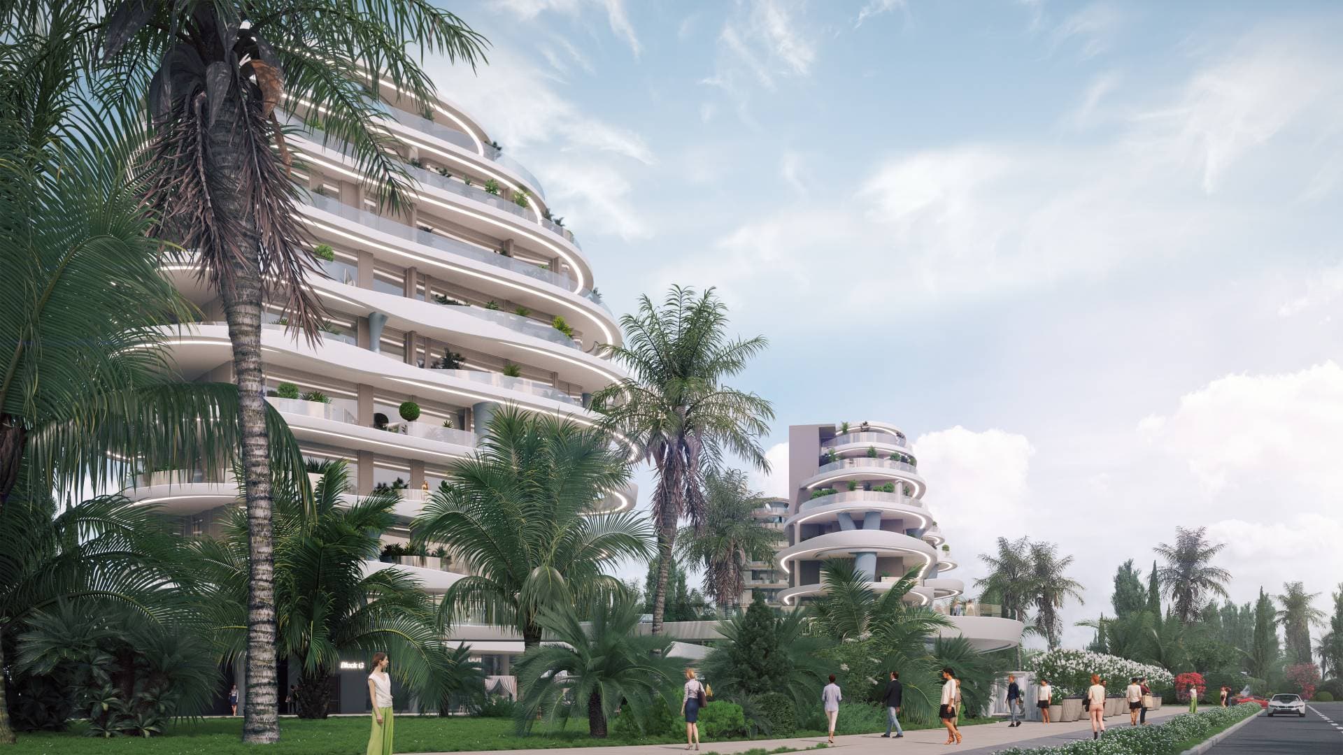1-bedrooms apartments in Limassol, Cyprus.