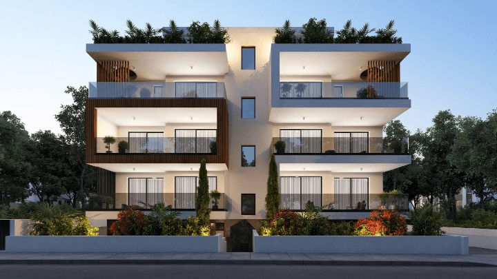 2-bedrooms apartments in Larnaca, Cyprus.