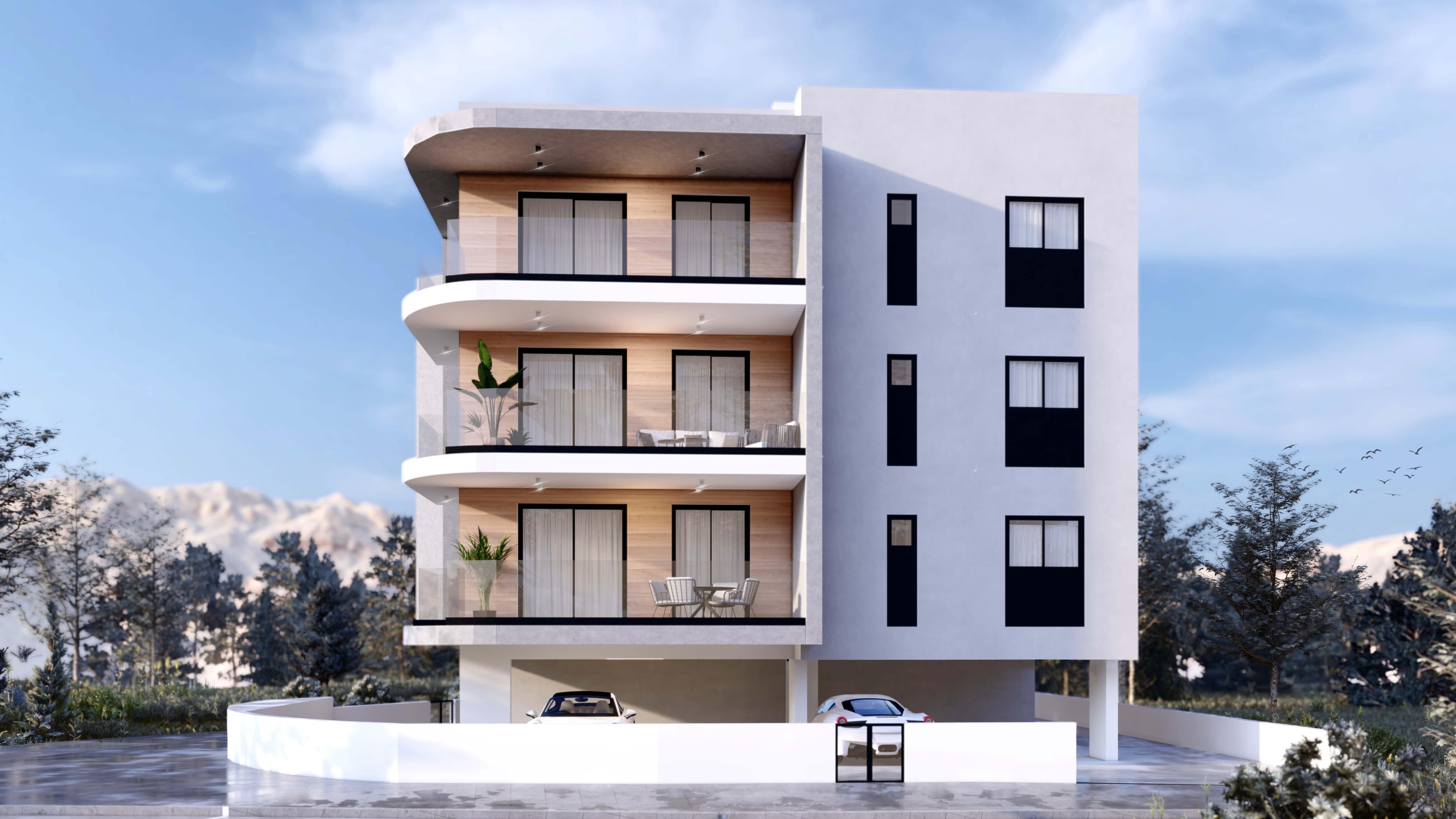 2-bedrooms apartments in Limassol, Cyprus.