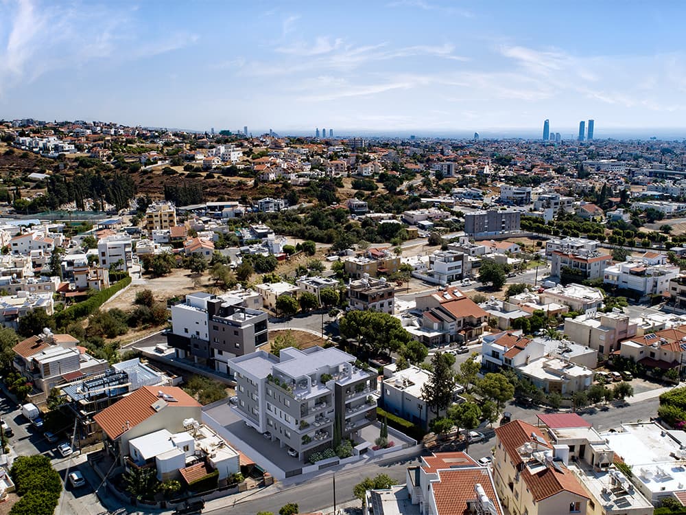 2-bedrooms apartments in Limassol, Cyprus.