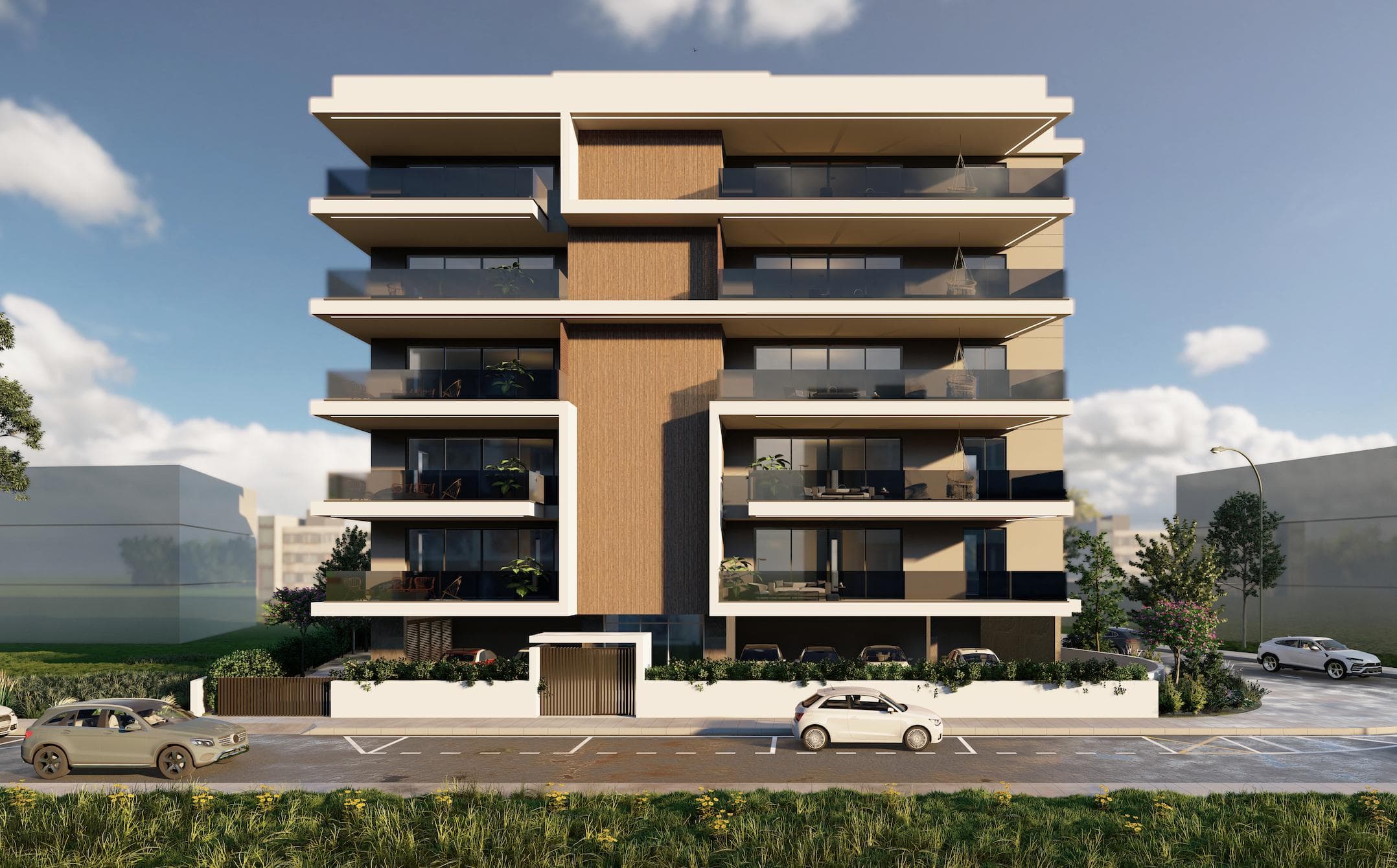 3-bedrooms apartments in Nicosia, Cyprus.