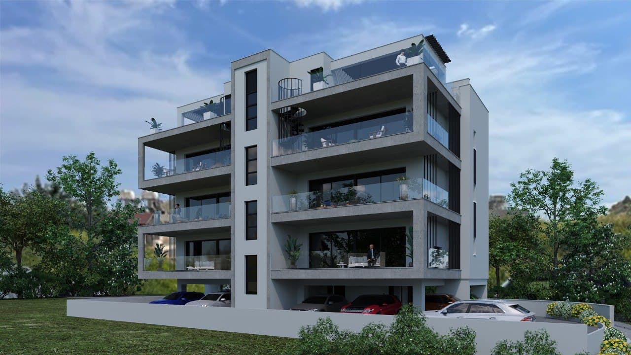 2-bedrooms apartments in Limassol, Cyprus.