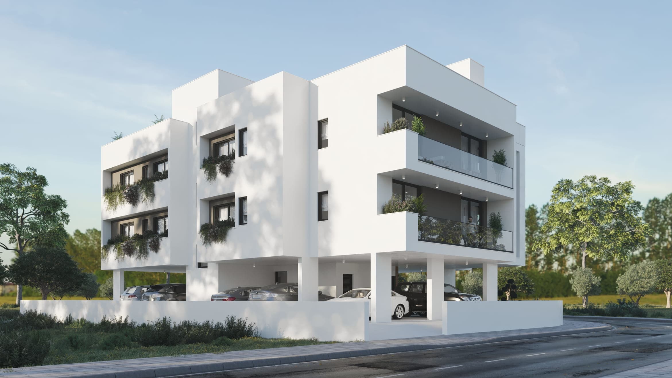 2-bedrooms apartments in Larnaca, Cyprus.