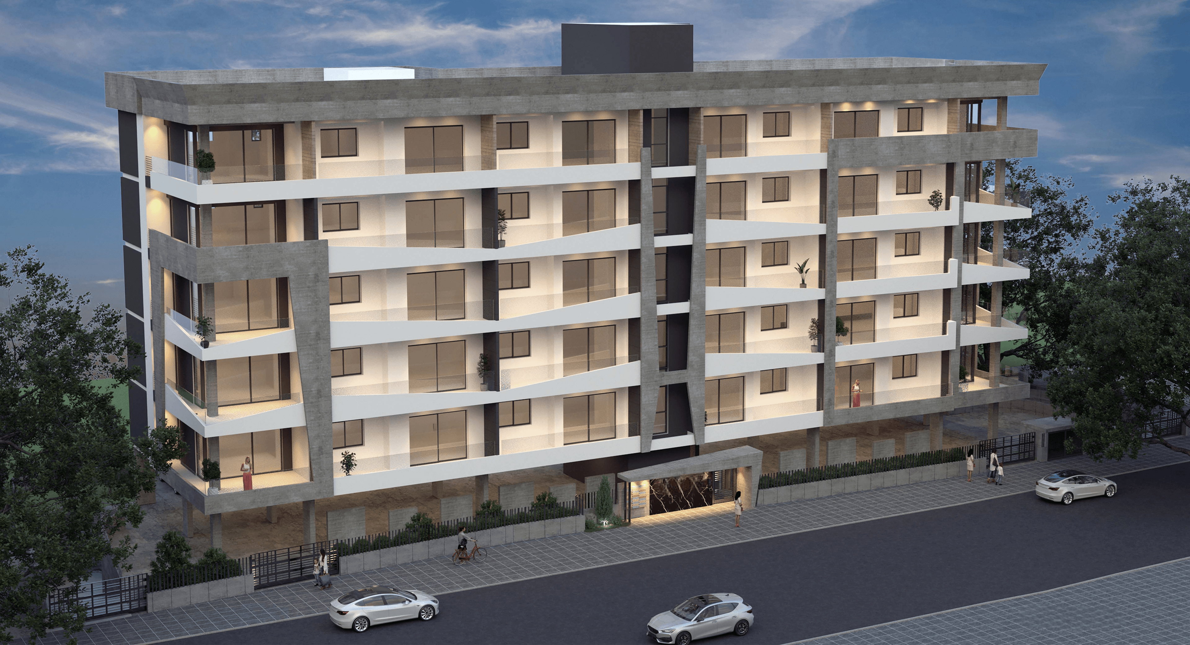 2-bedrooms apartments in Limassol, Cyprus.