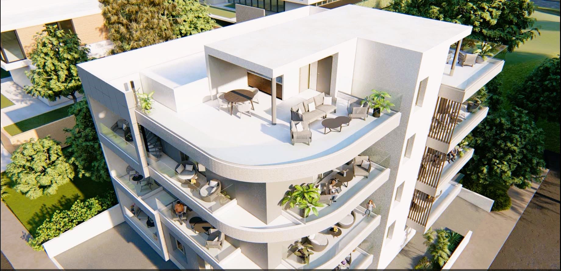 2-bedrooms apartments in Larnaca, Cyprus.