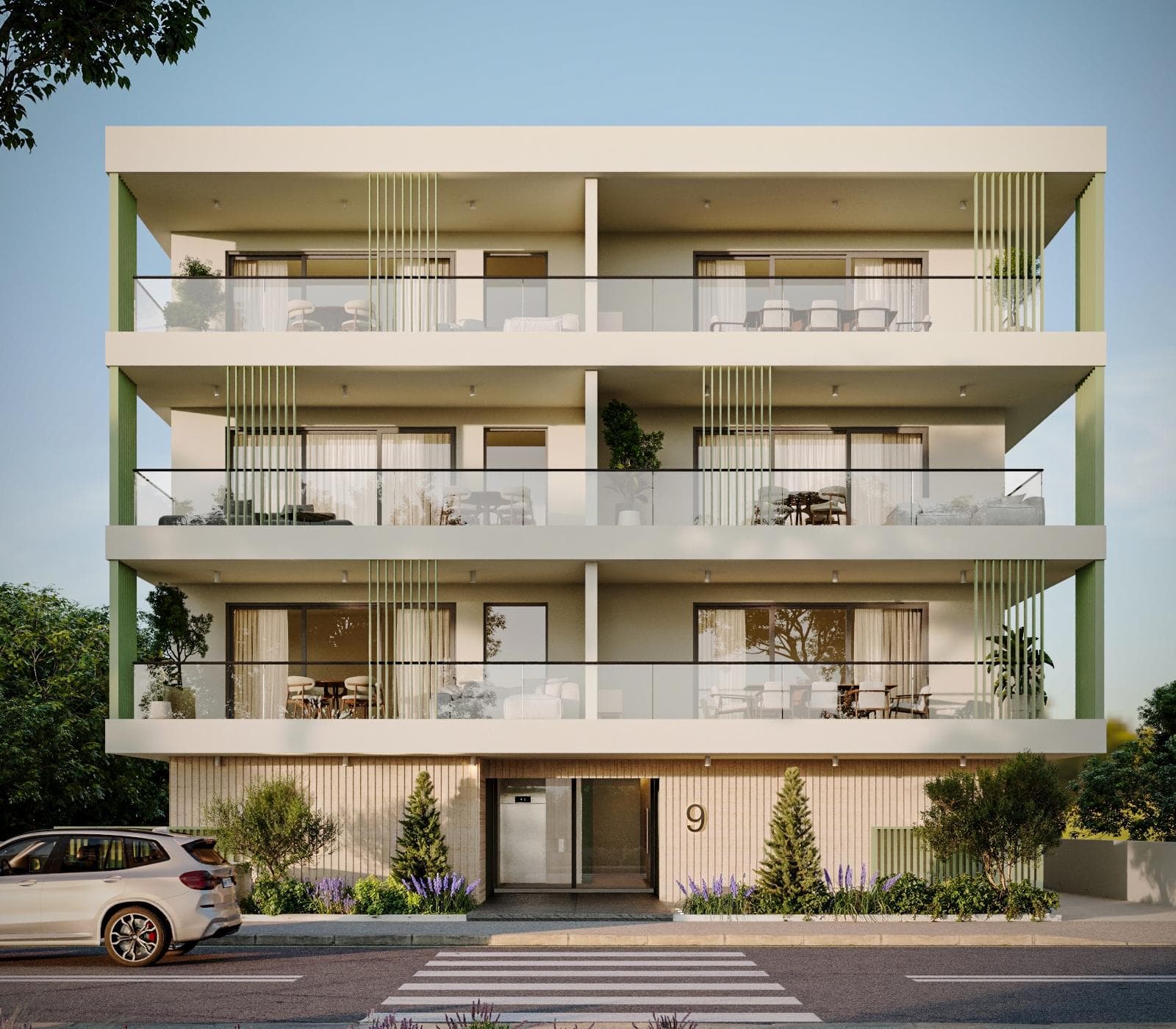 2-bedrooms apartments in Nicosia, Cyprus.