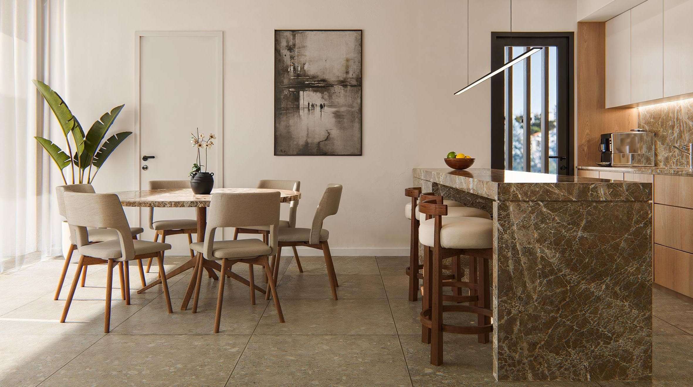 3-bedrooms apartments in Limassol, Cyprus.