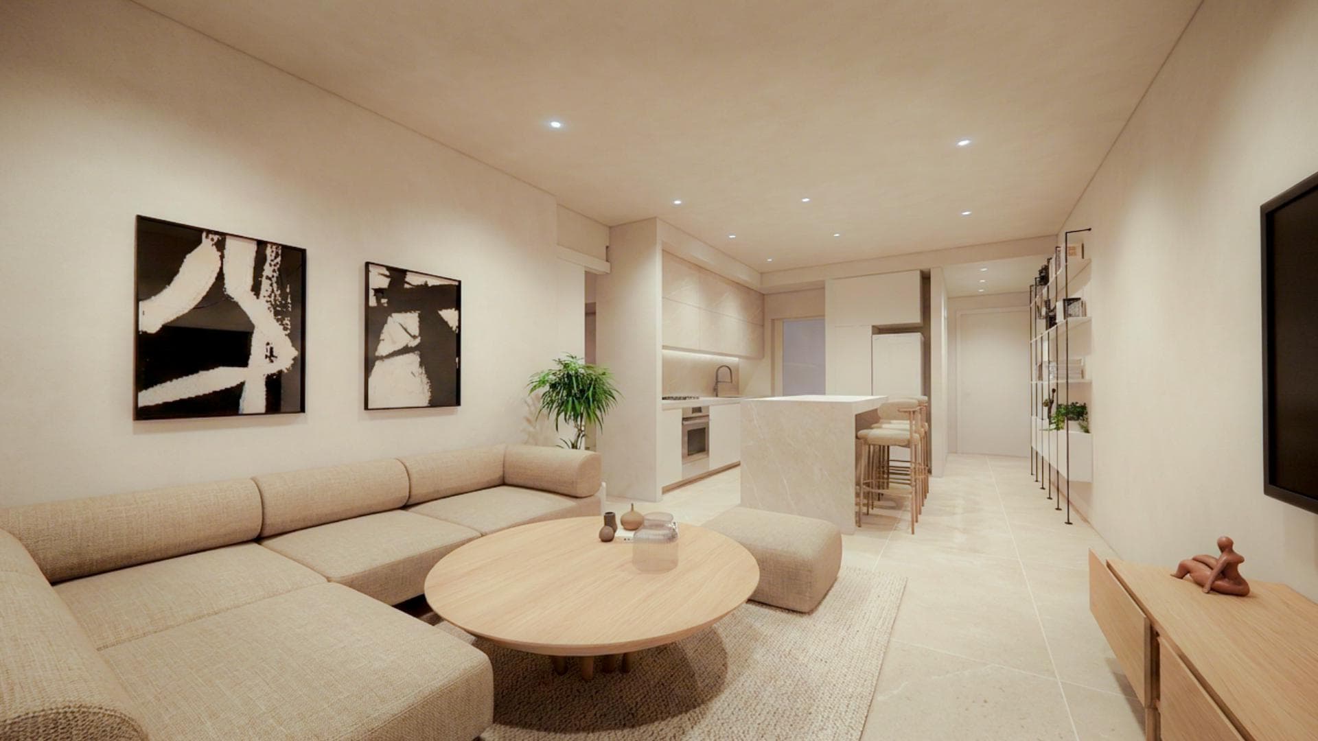 2-bedrooms apartments in Limassol, Cyprus.