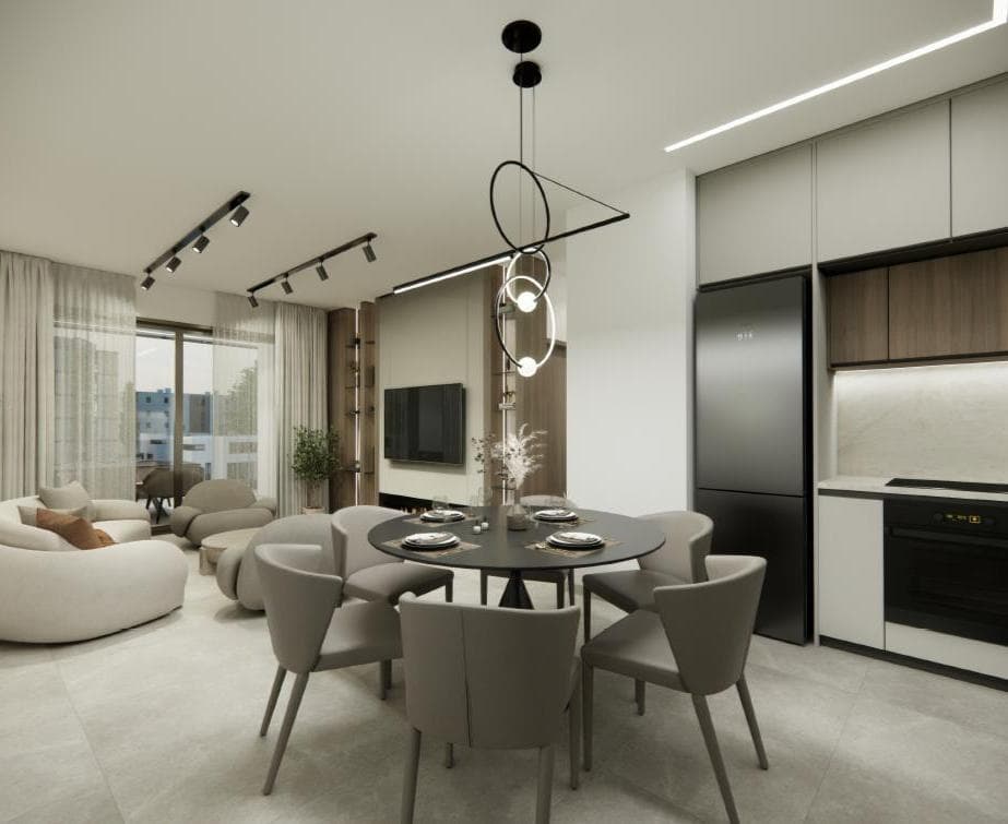 2-bedrooms apartments in Nicosia, Cyprus.