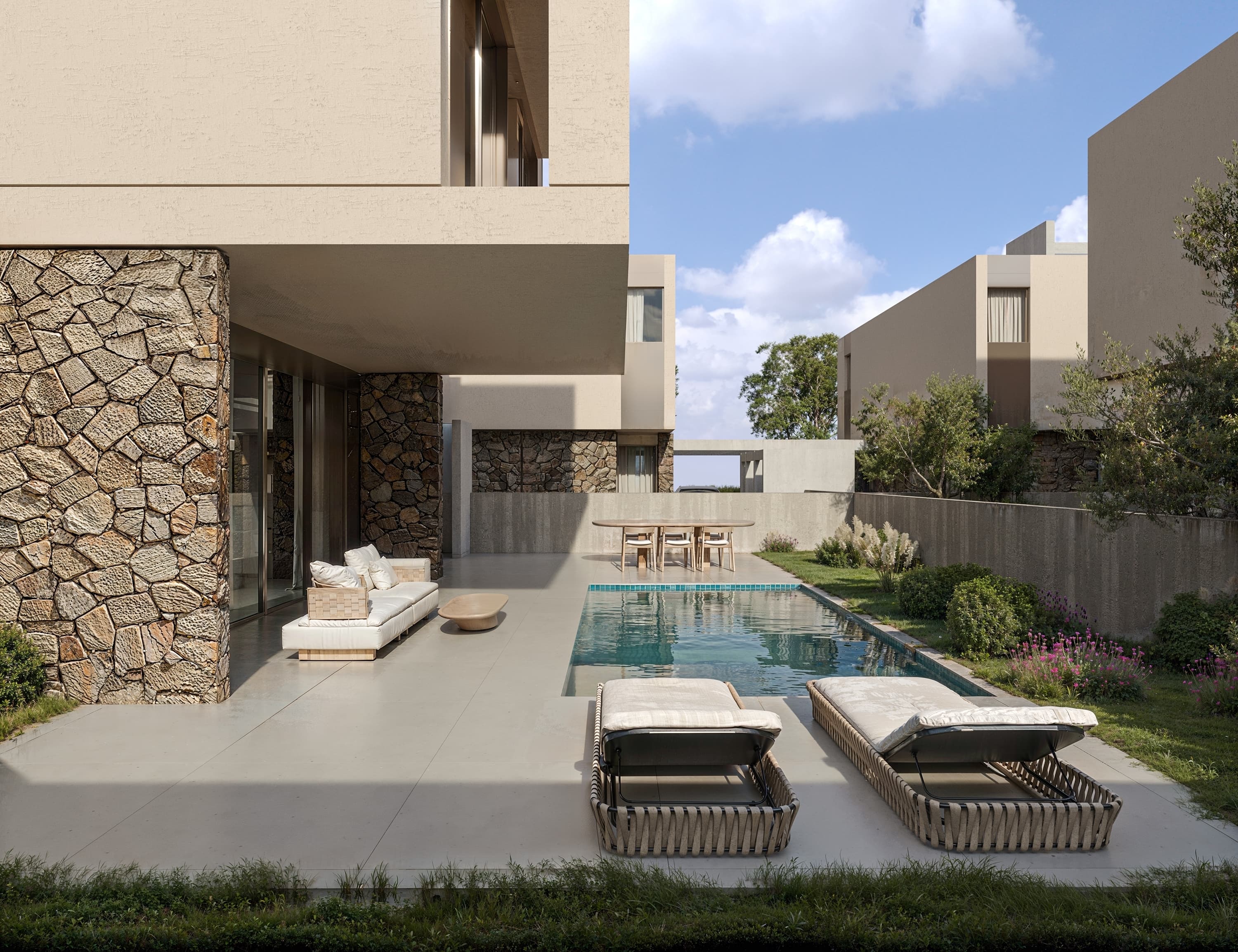 3-bedrooms house in Paphos, Cyprus.
