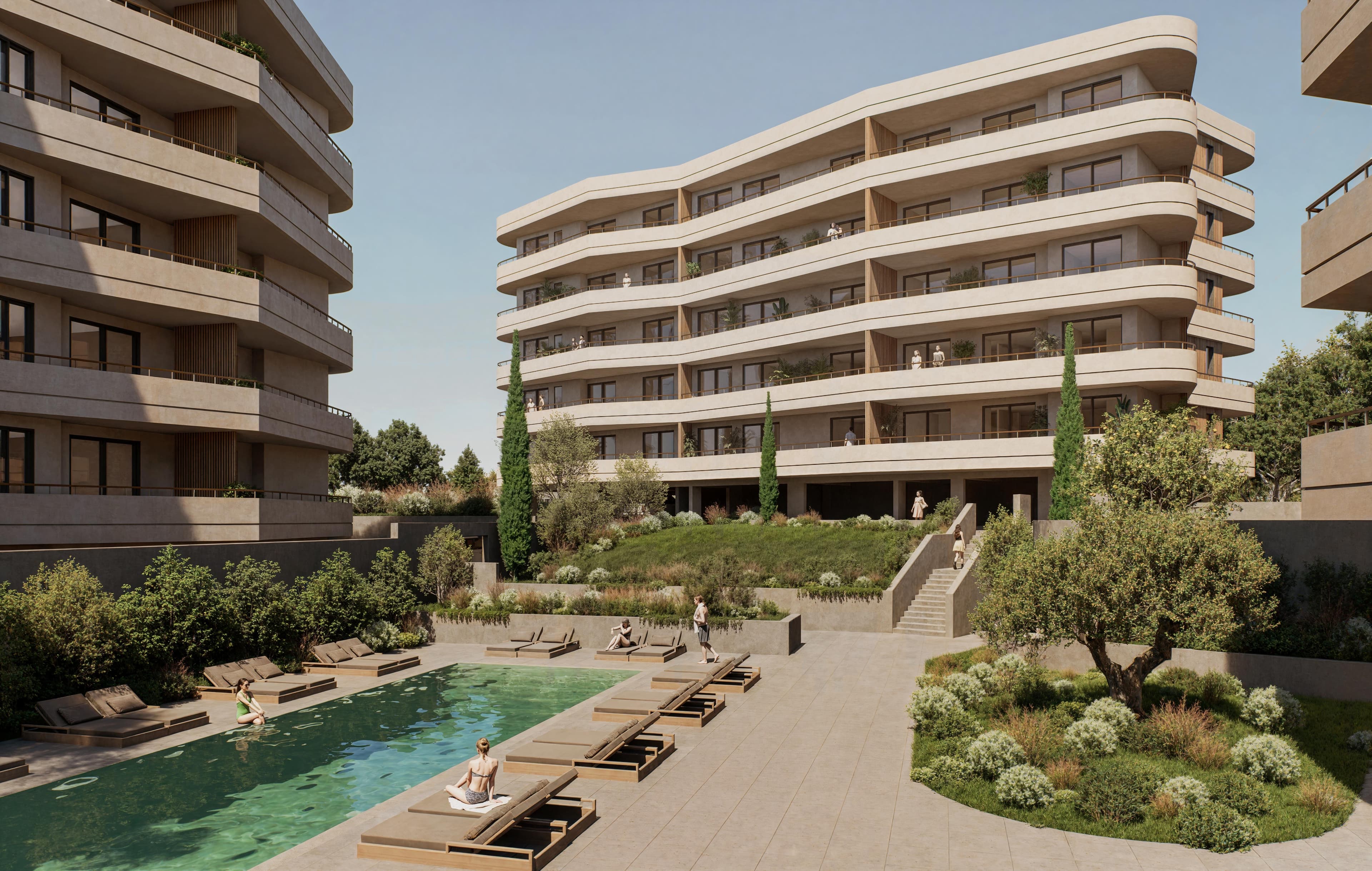 3-bedrooms apartments in Limassol, Cyprus.
