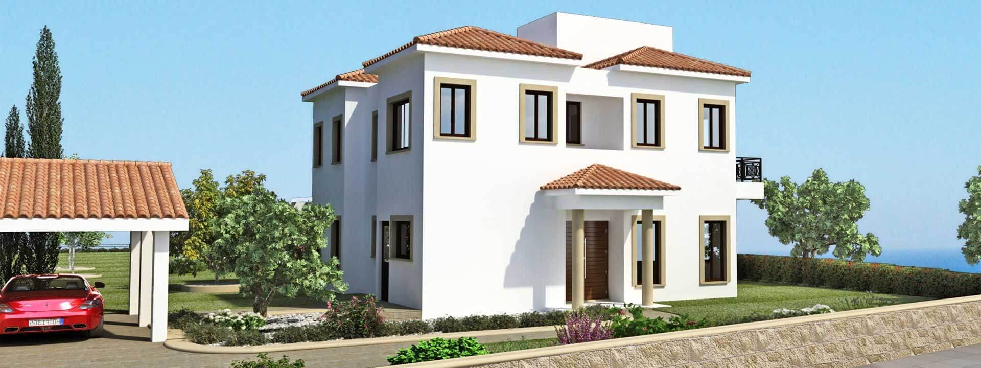 4-bedrooms house in Paphos, Cyprus.