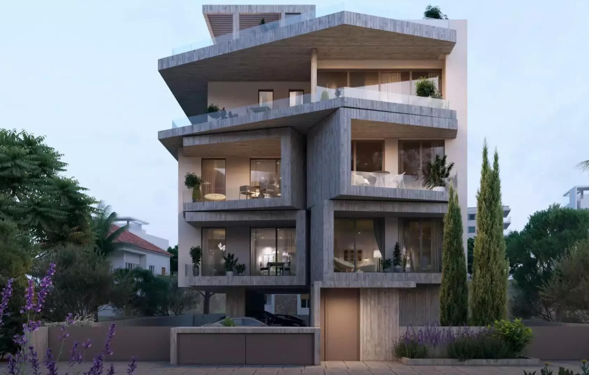 1-bedrooms apartments in Limassol, Cyprus.