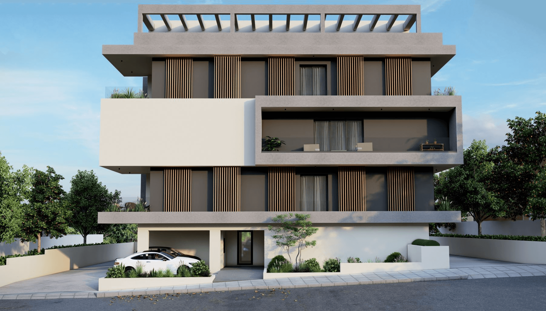 2-bedrooms apartments in Larnaca, Cyprus.