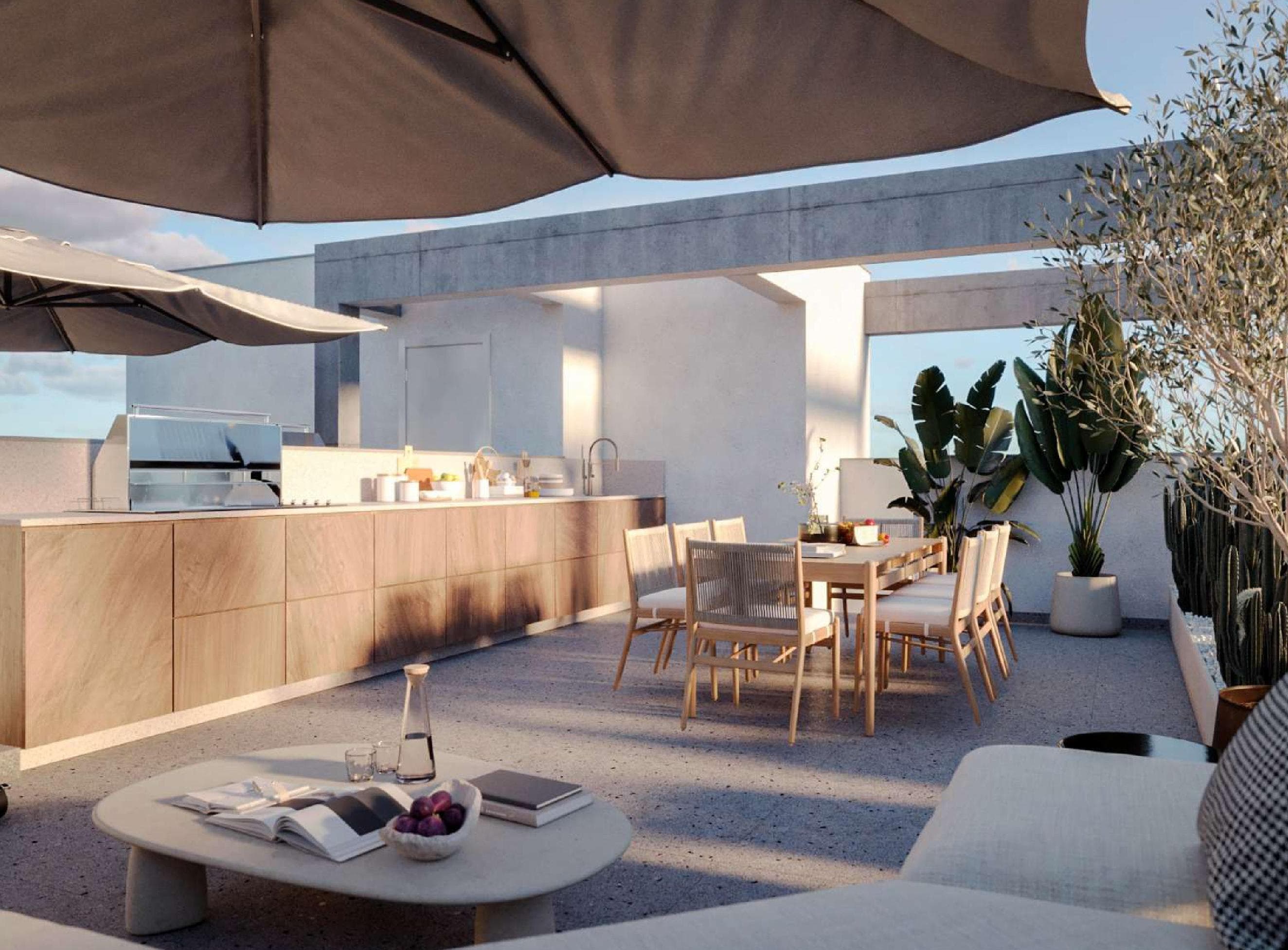 2-bedrooms apartments in Larnaca, Cyprus.