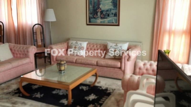 3 Bedroom Whole Floor Apartment for Rent in Nicosia, Palouriotissa
