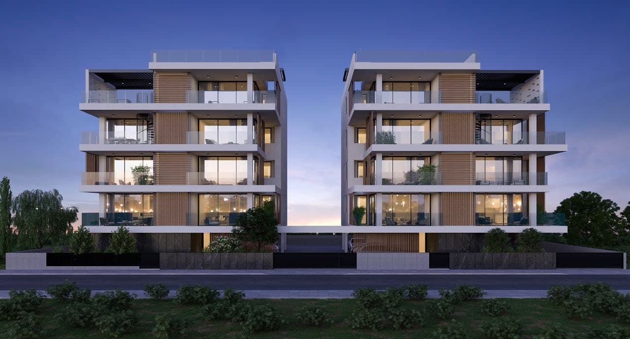 2-bedrooms apartments in Limassol, Cyprus.