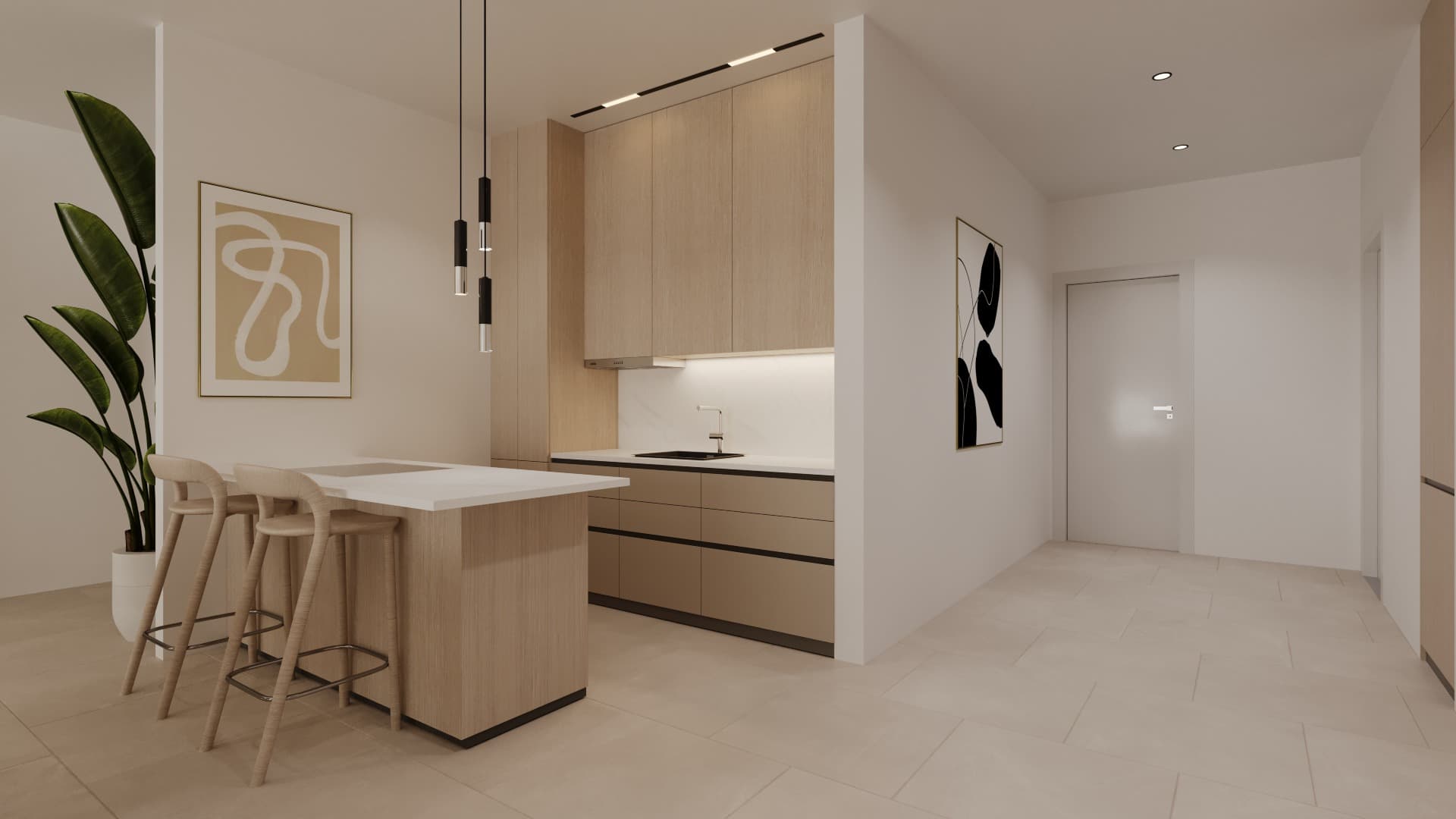 3-bedrooms apartments in Larnaca, Cyprus.