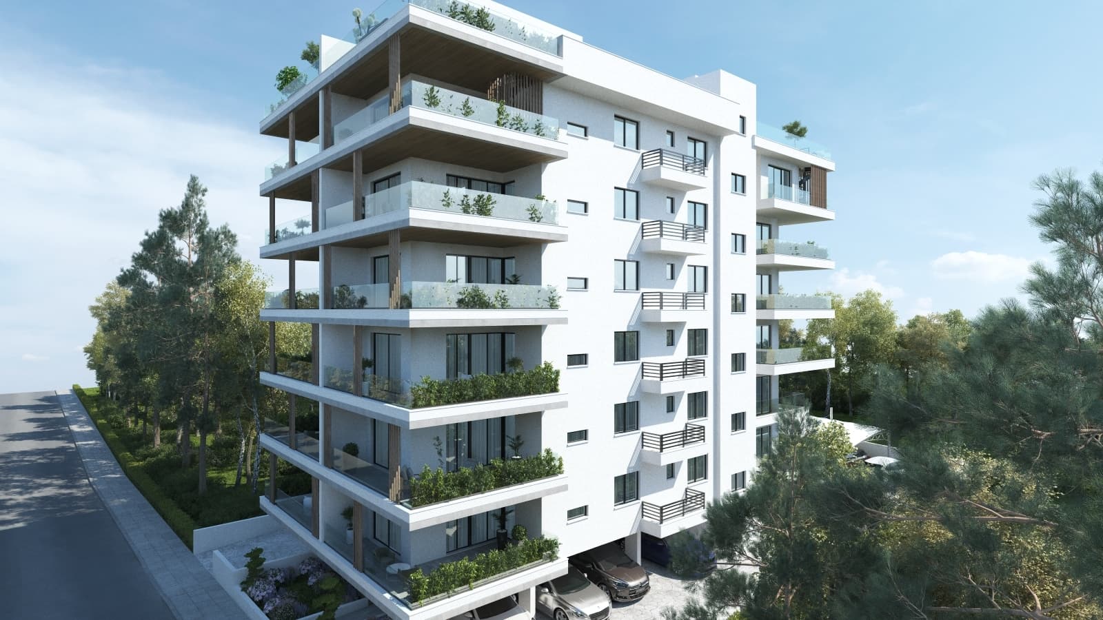 1-bedrooms apartments in Larnaca, Cyprus.