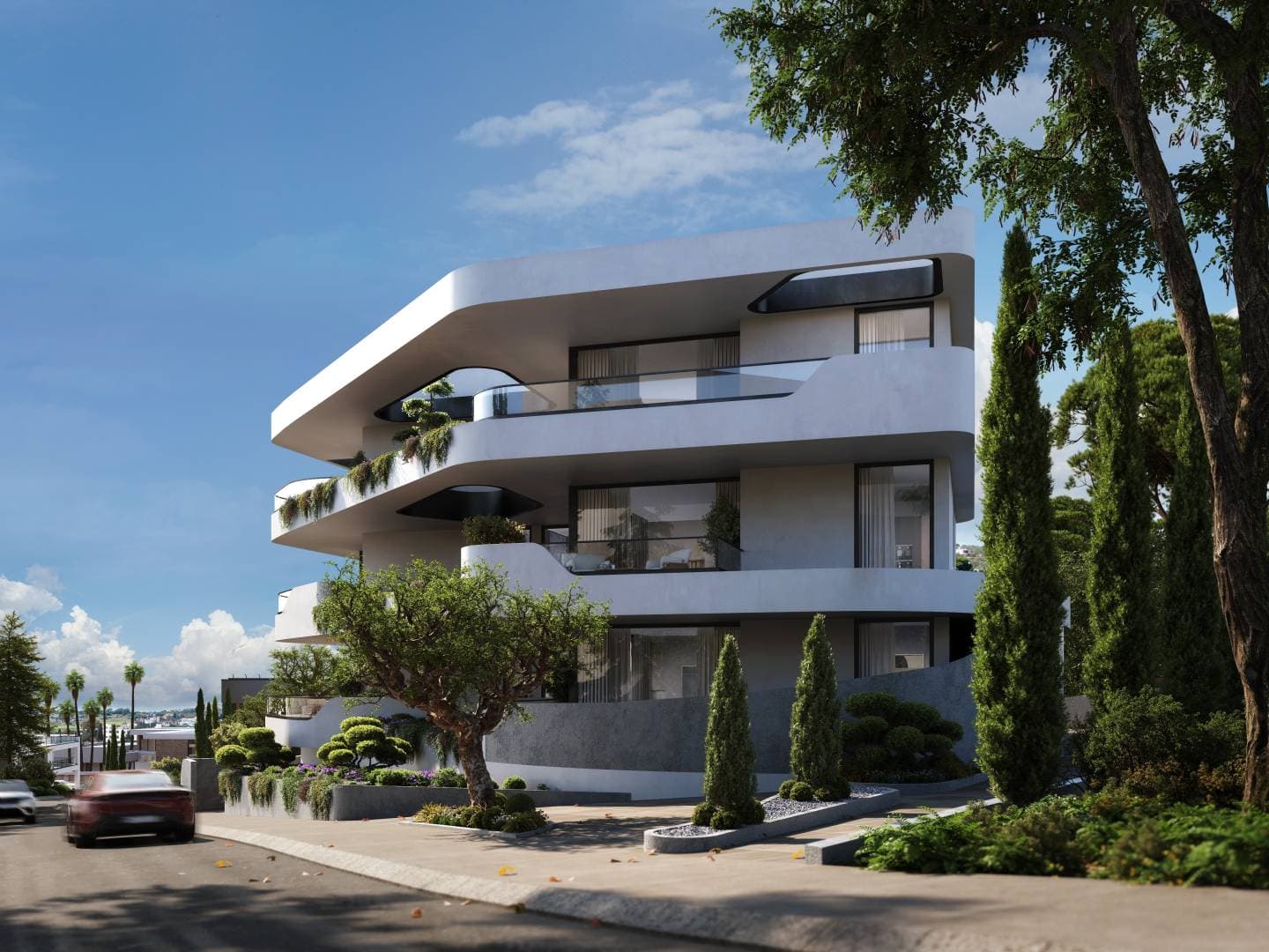 2-bedrooms apartments in Limassol, Cyprus.