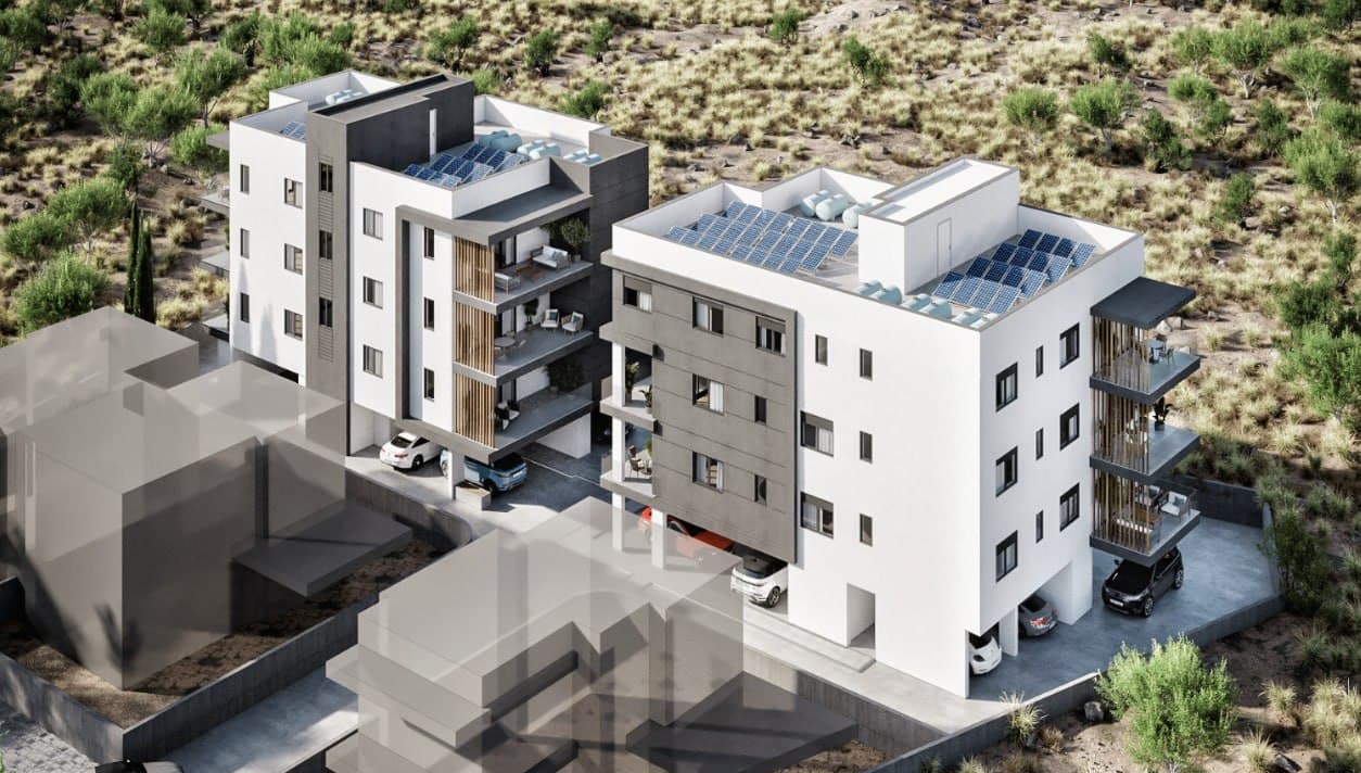 3-bedrooms apartments in Limassol, Cyprus.