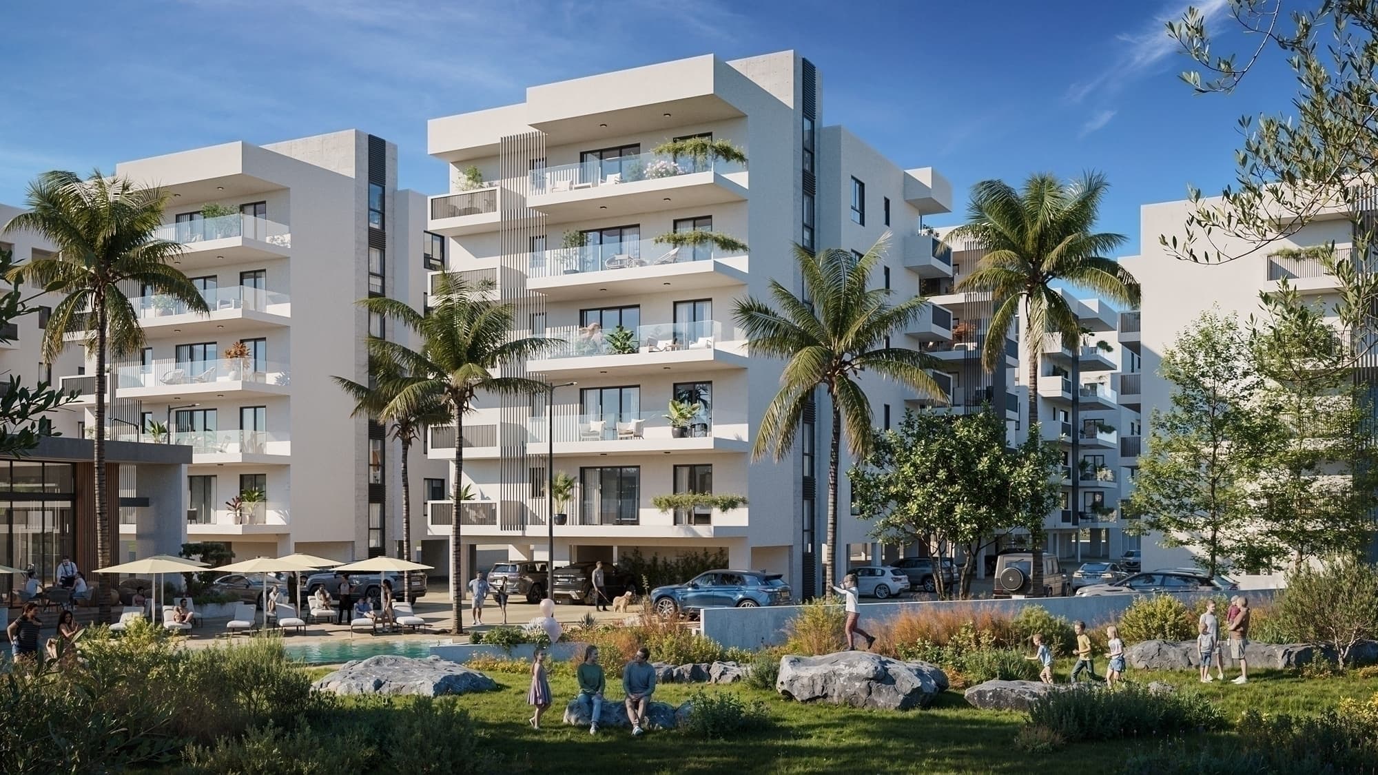 3-bedrooms apartments in Larnaca, Cyprus.