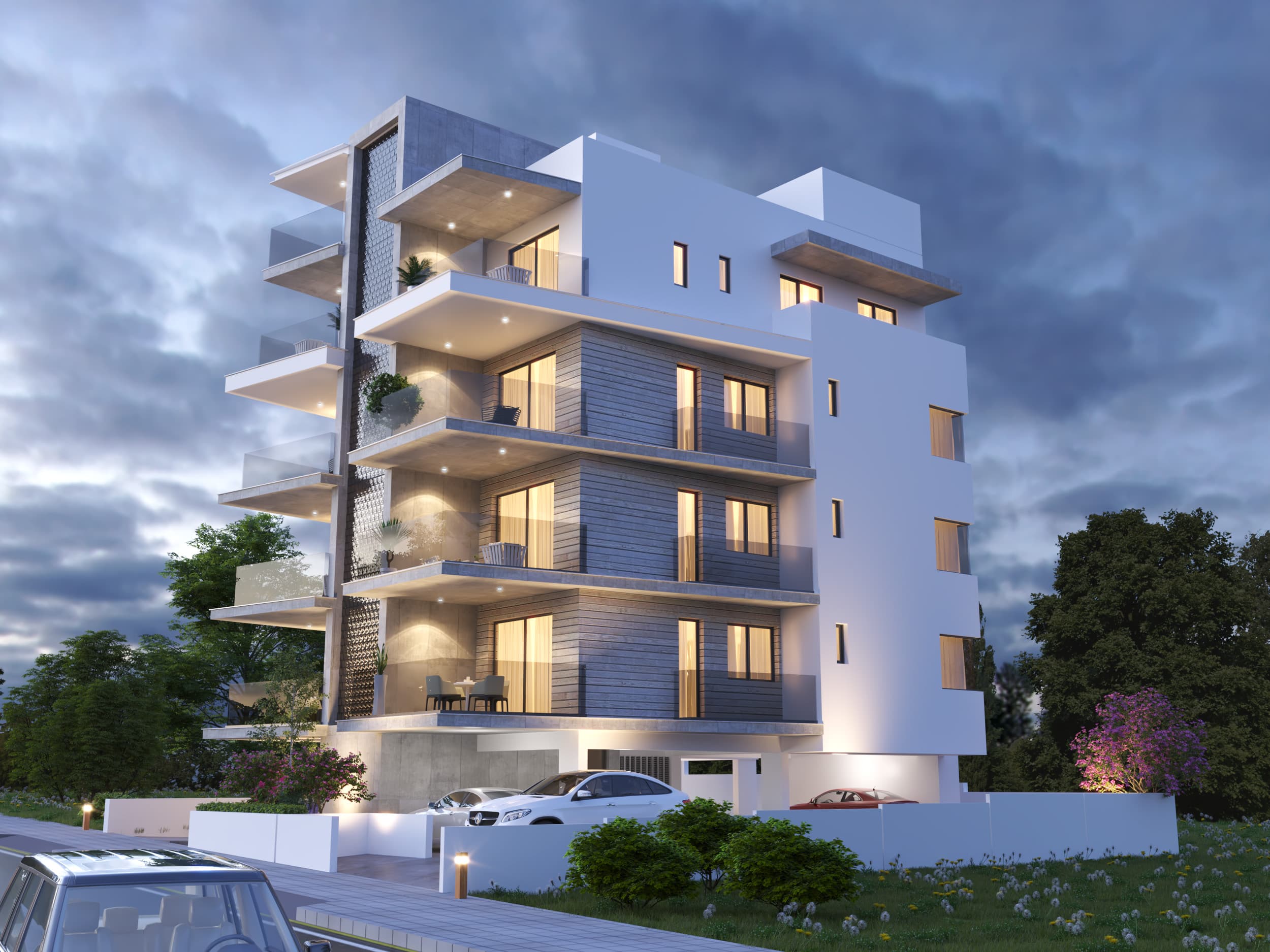 2-bedrooms apartments in Nicosia, Cyprus.