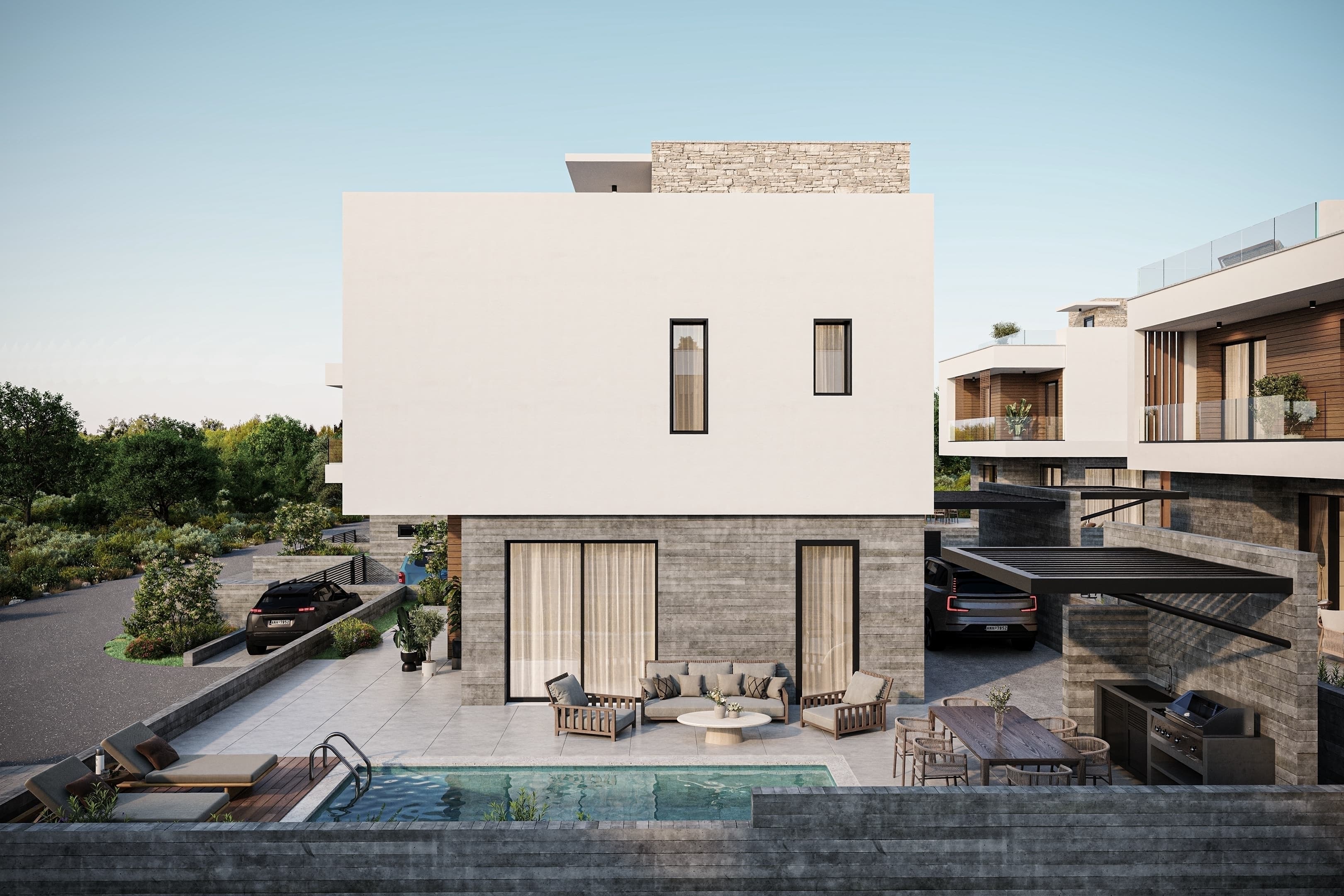 3-bedrooms house in Paphos, Cyprus.