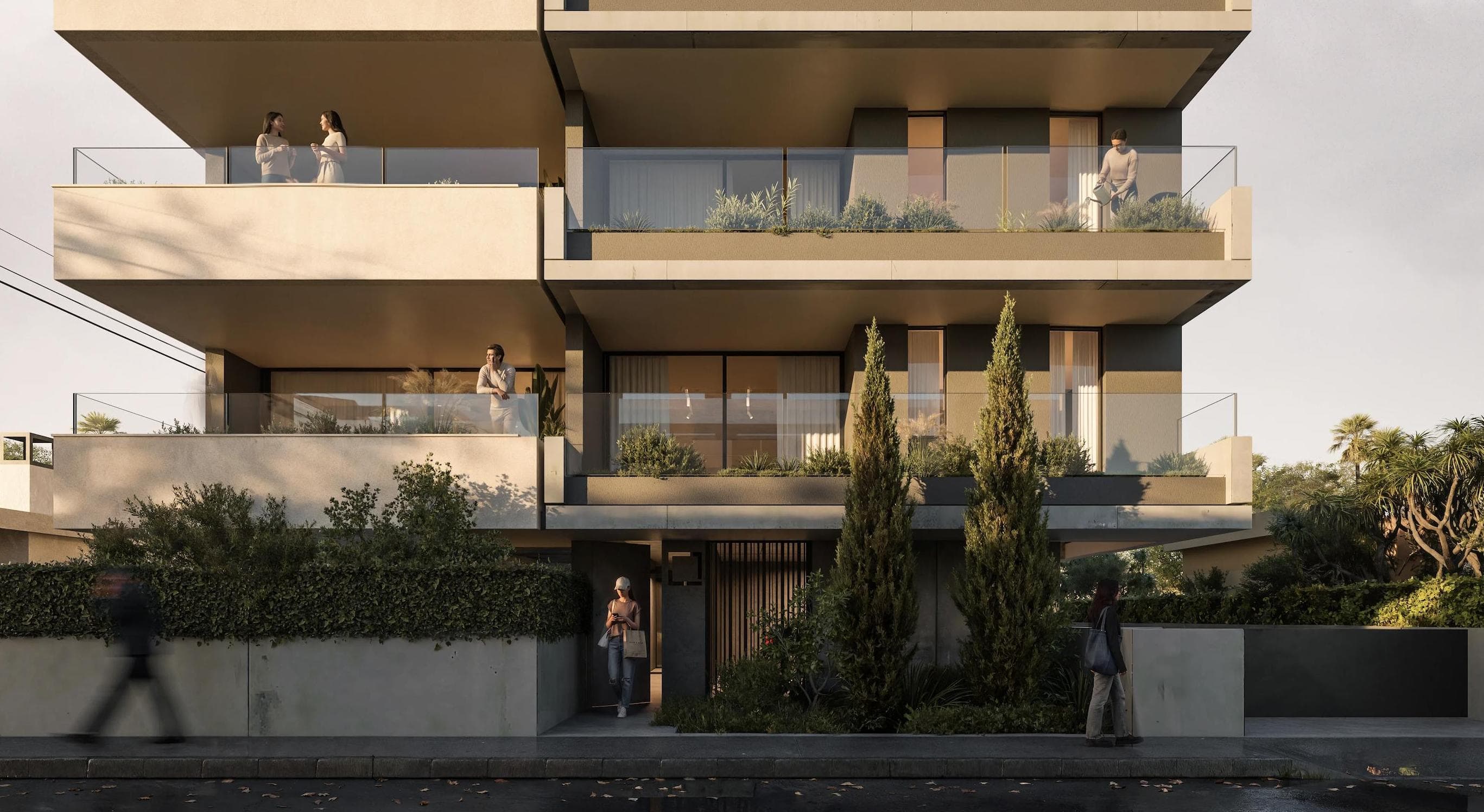 2-bedrooms apartments in Limassol, Cyprus.