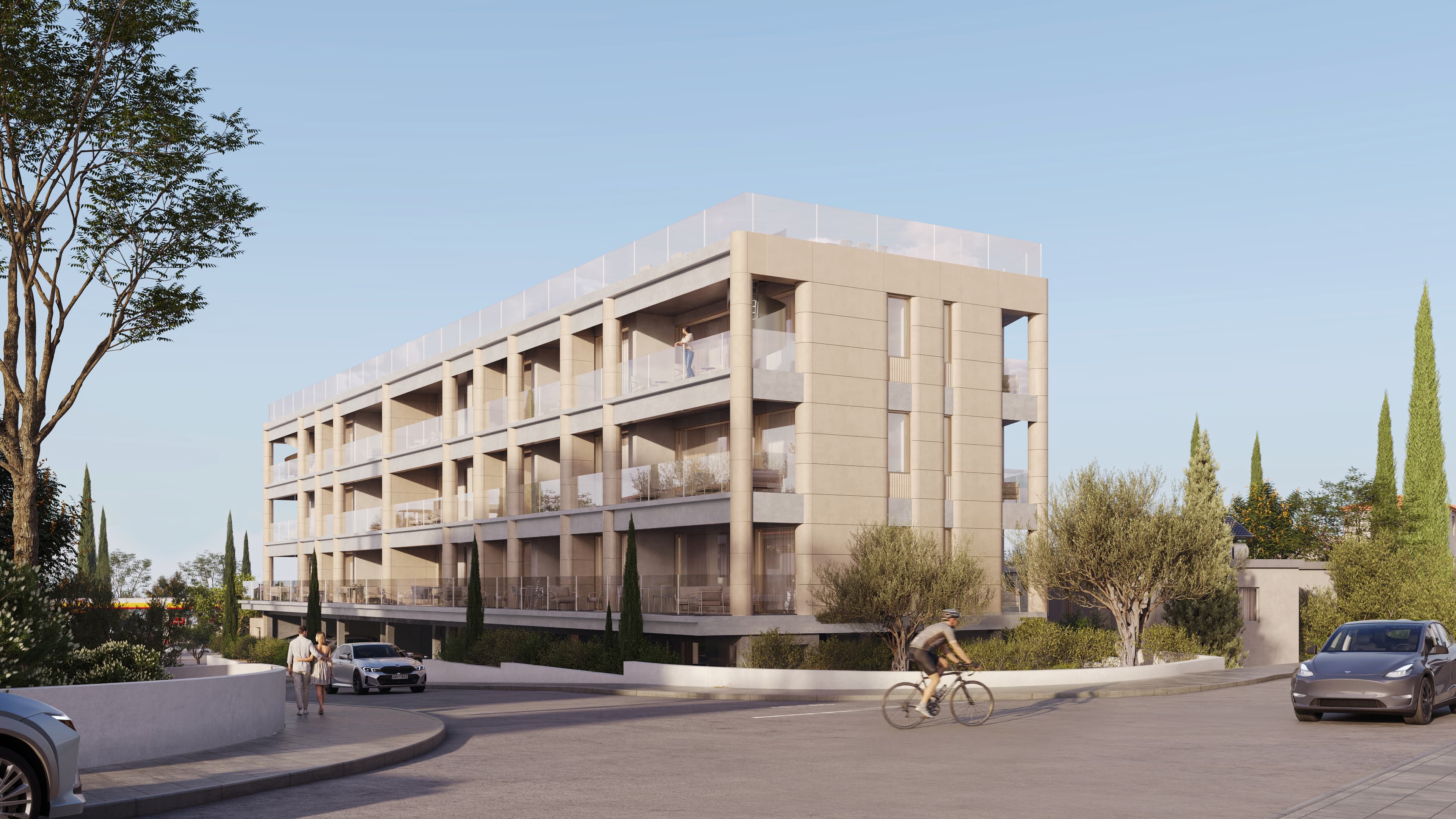 2-bedrooms apartments in Paphos, Cyprus.