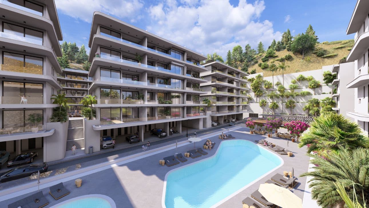 2-bedrooms apartments in Limassol, Cyprus.