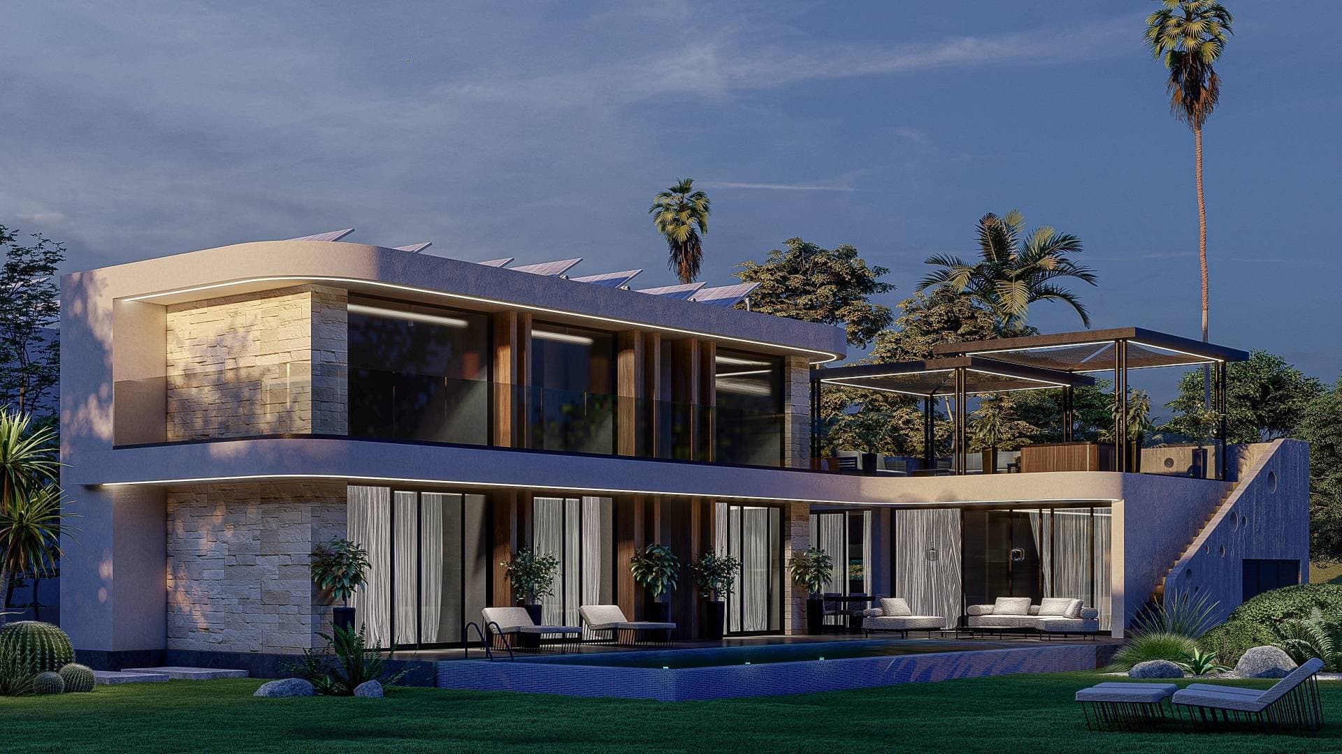 3-bedrooms house in Larnaca, Cyprus.