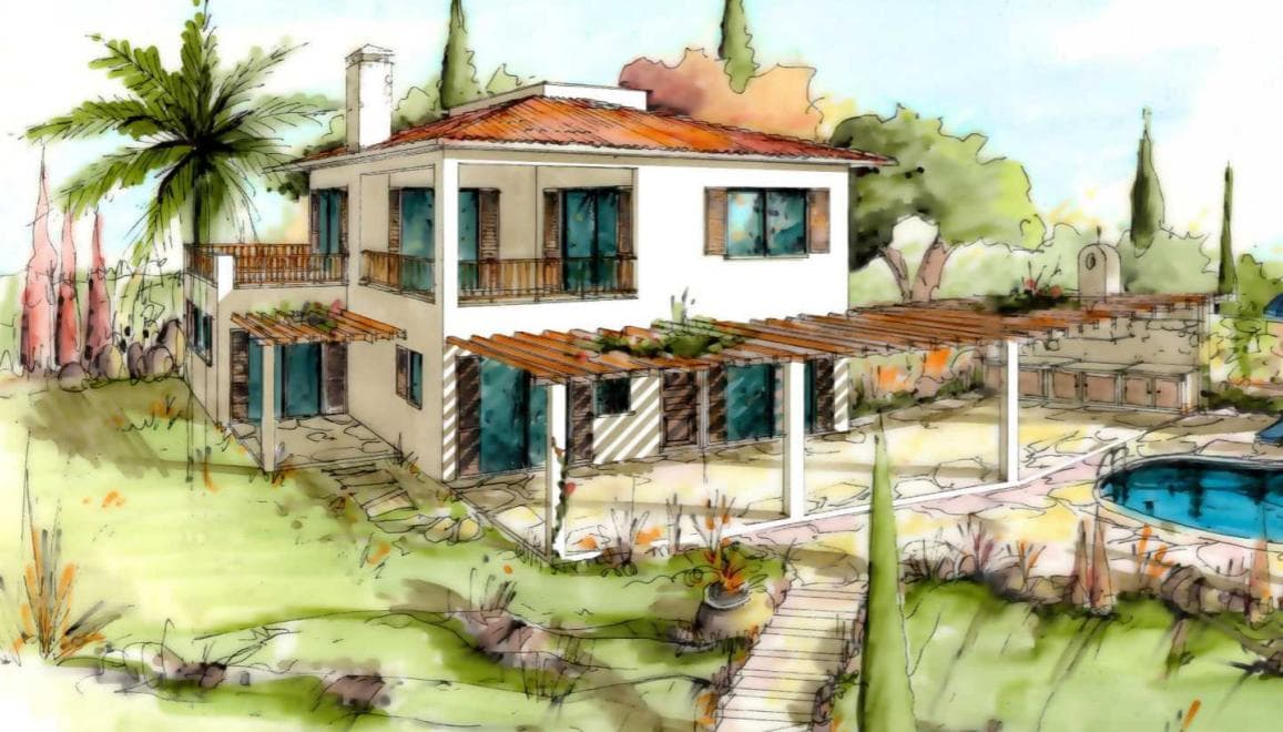 3-bedrooms house in Paphos, Cyprus.