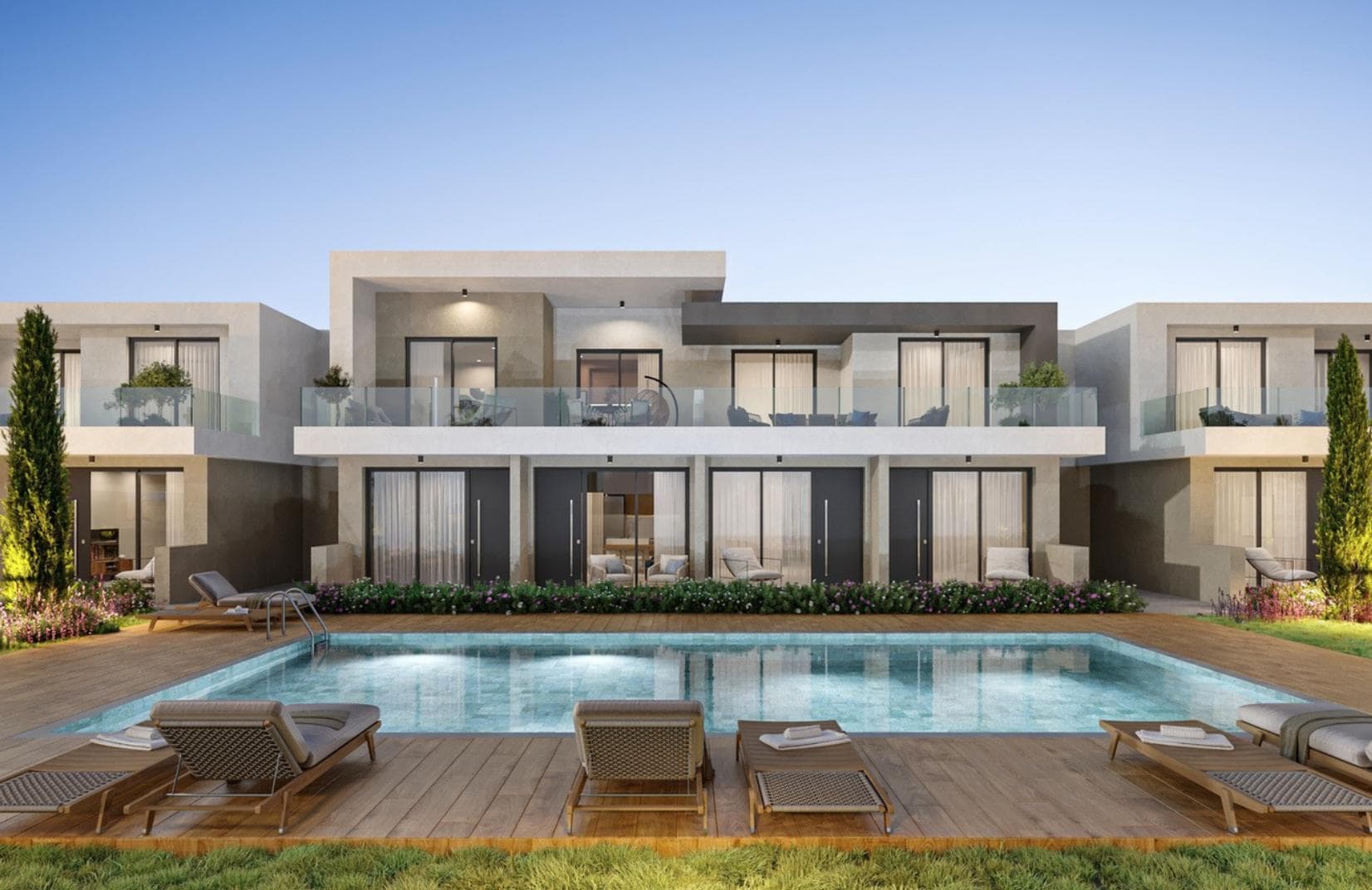 2-bedrooms apartments in Paphos, Cyprus.