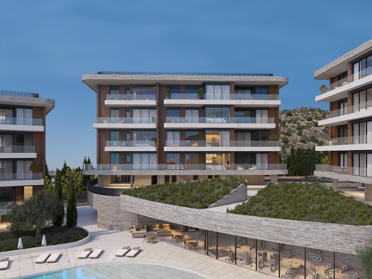 1-bedrooms apartments in Limassol, Cyprus.