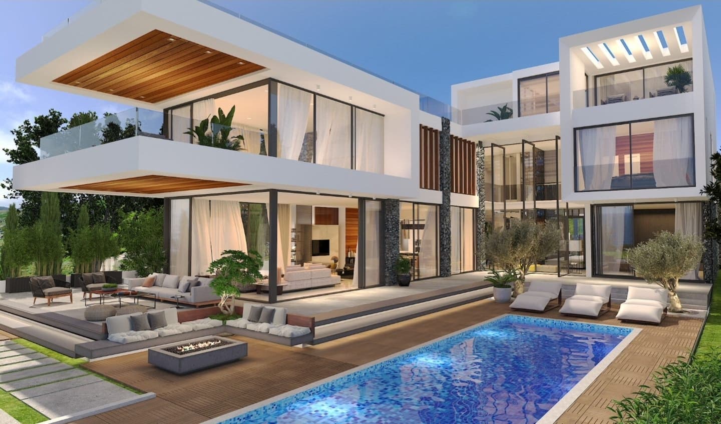 7-bedrooms house in Paphos, Cyprus.