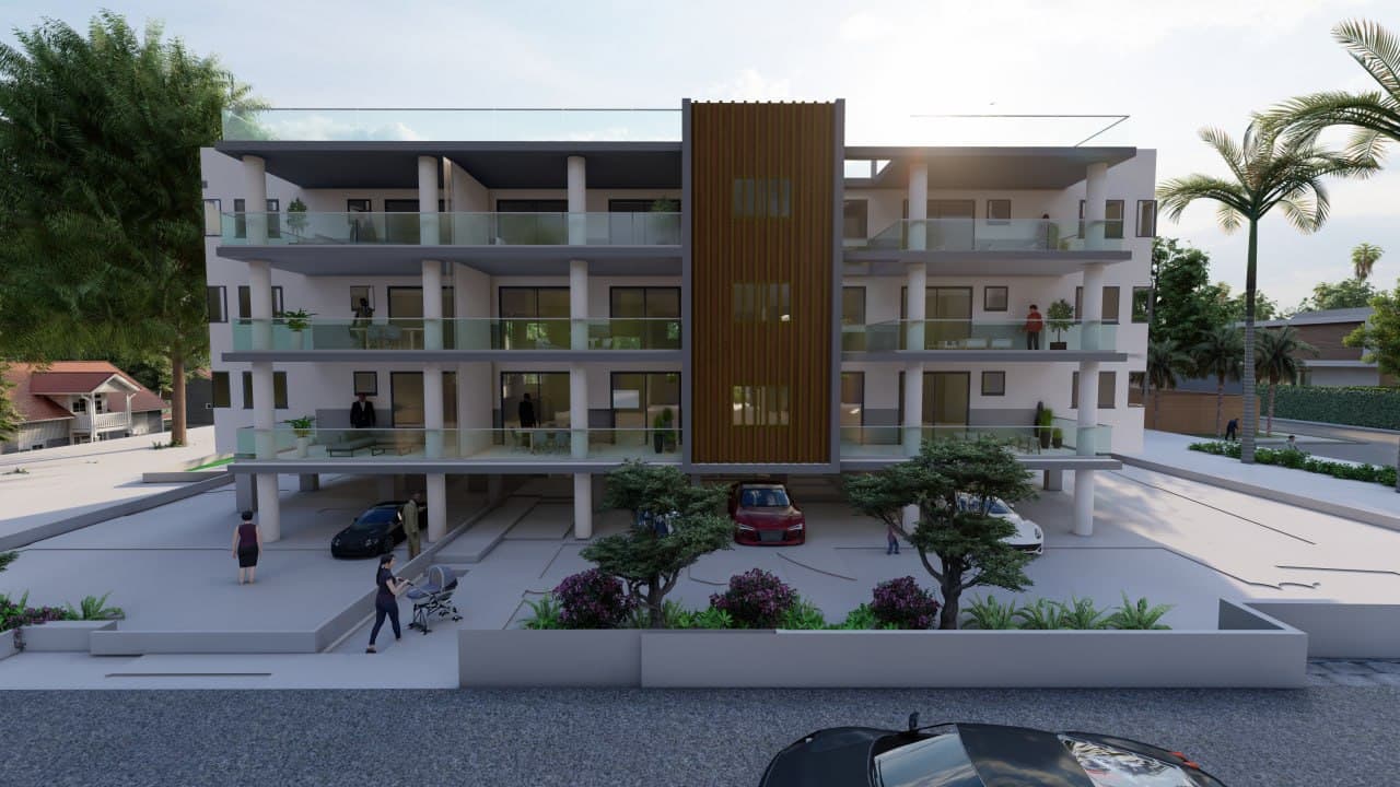 2-bedrooms apartments in Nicosia, Cyprus.