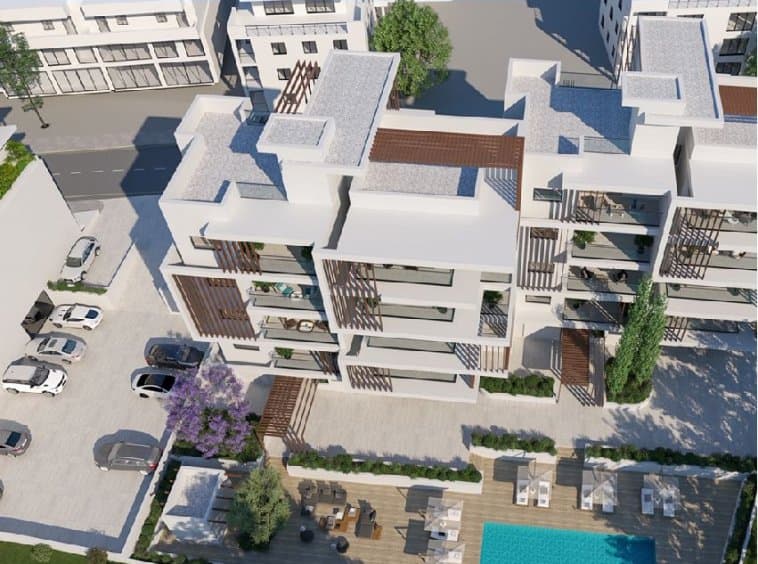 2-bedrooms apartments in Limassol, Cyprus.