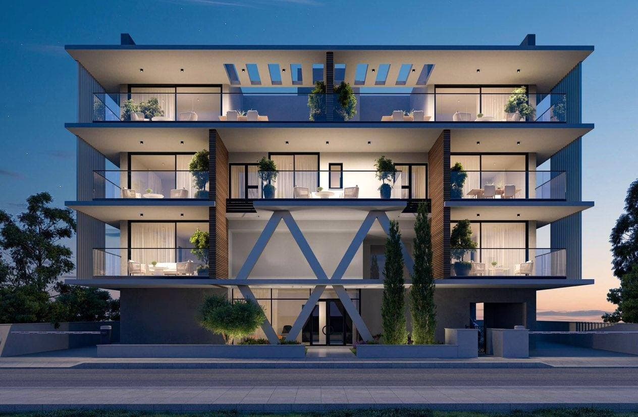 2-bedrooms apartments in Limassol, Cyprus.