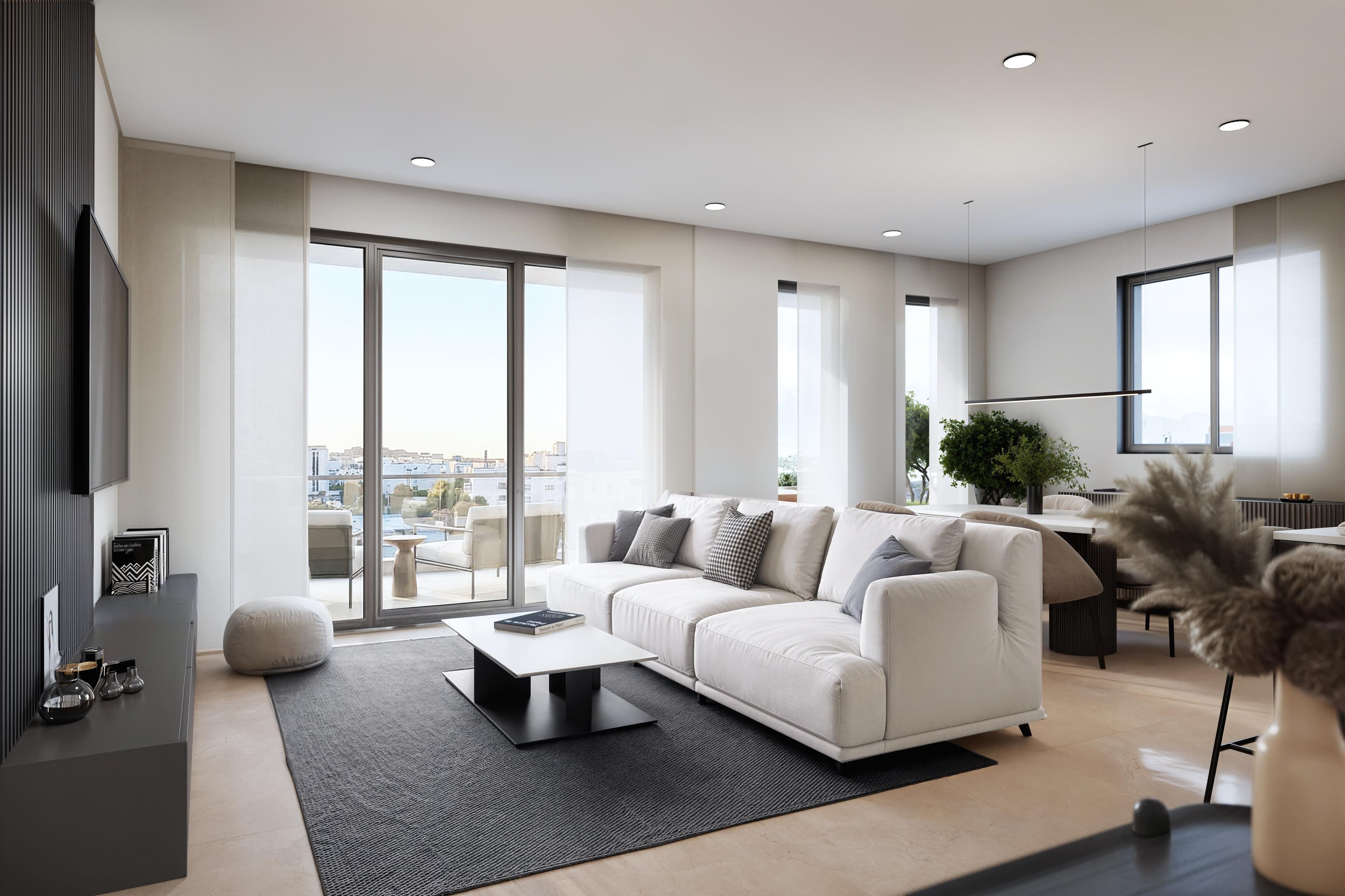 2-bedrooms apartments in Larnaca, Cyprus.