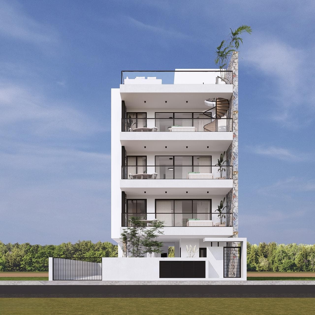 2-bedrooms apartments in Limassol, Cyprus.