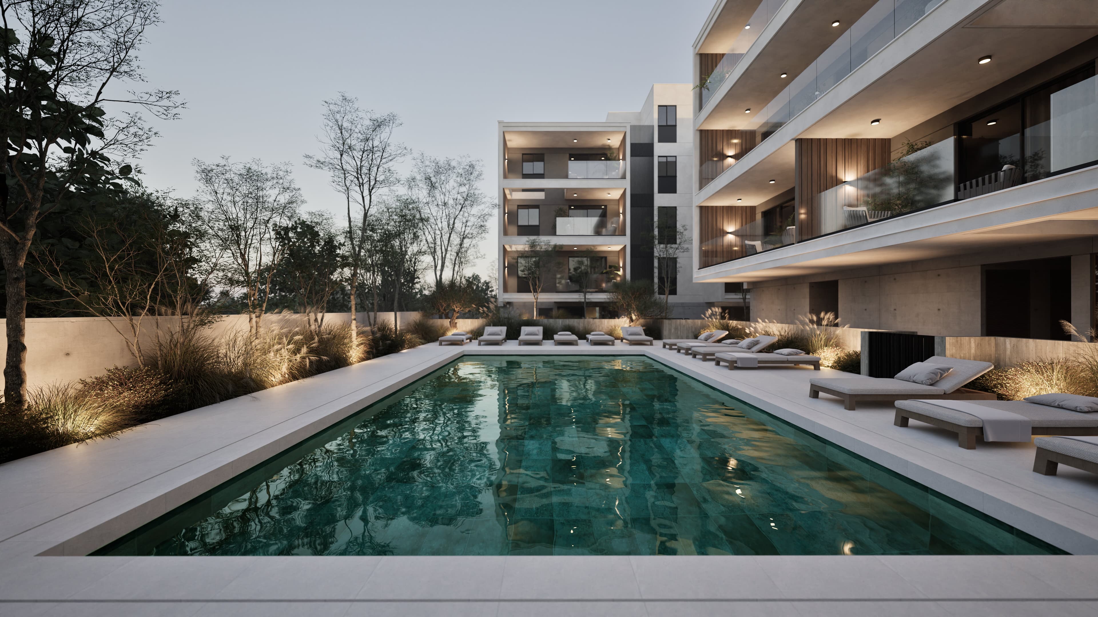 3-bedrooms apartments in Limassol, Cyprus.