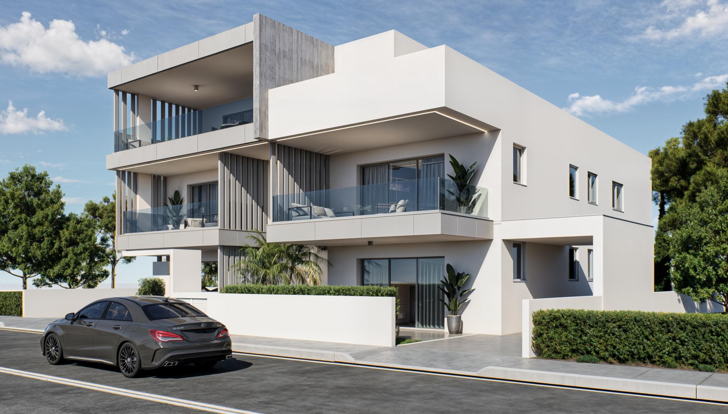3-bedrooms apartments in Nicosia, Cyprus.