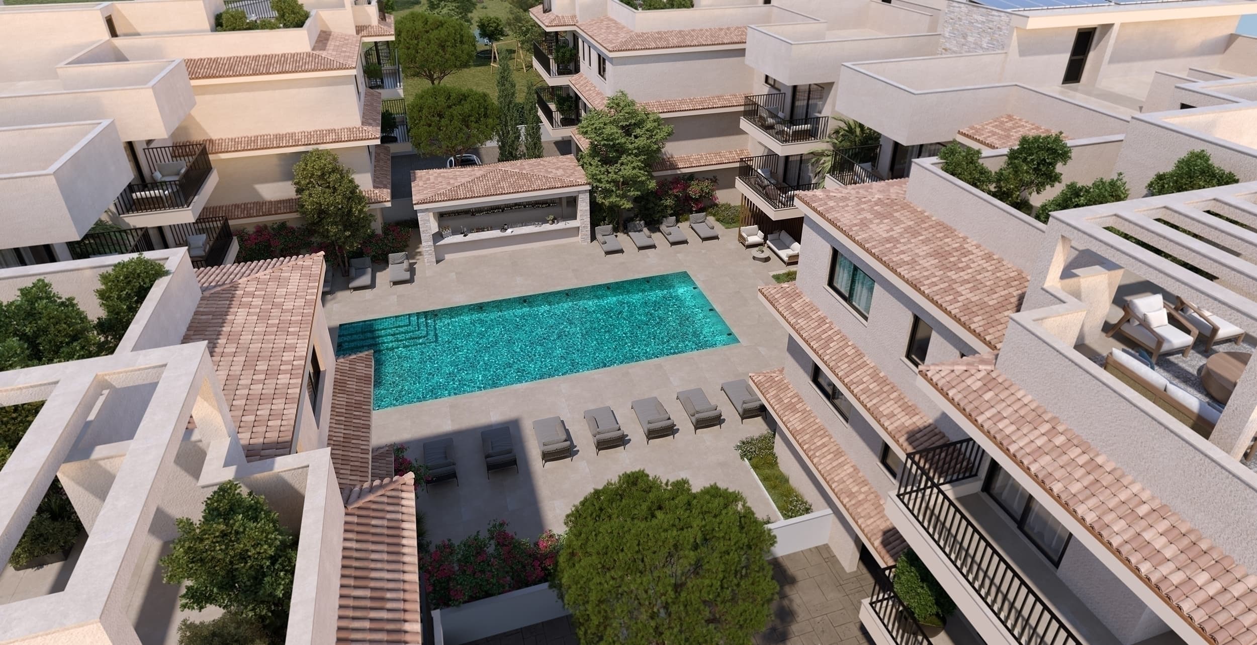 2-bedrooms house in Larnaca, Cyprus.
