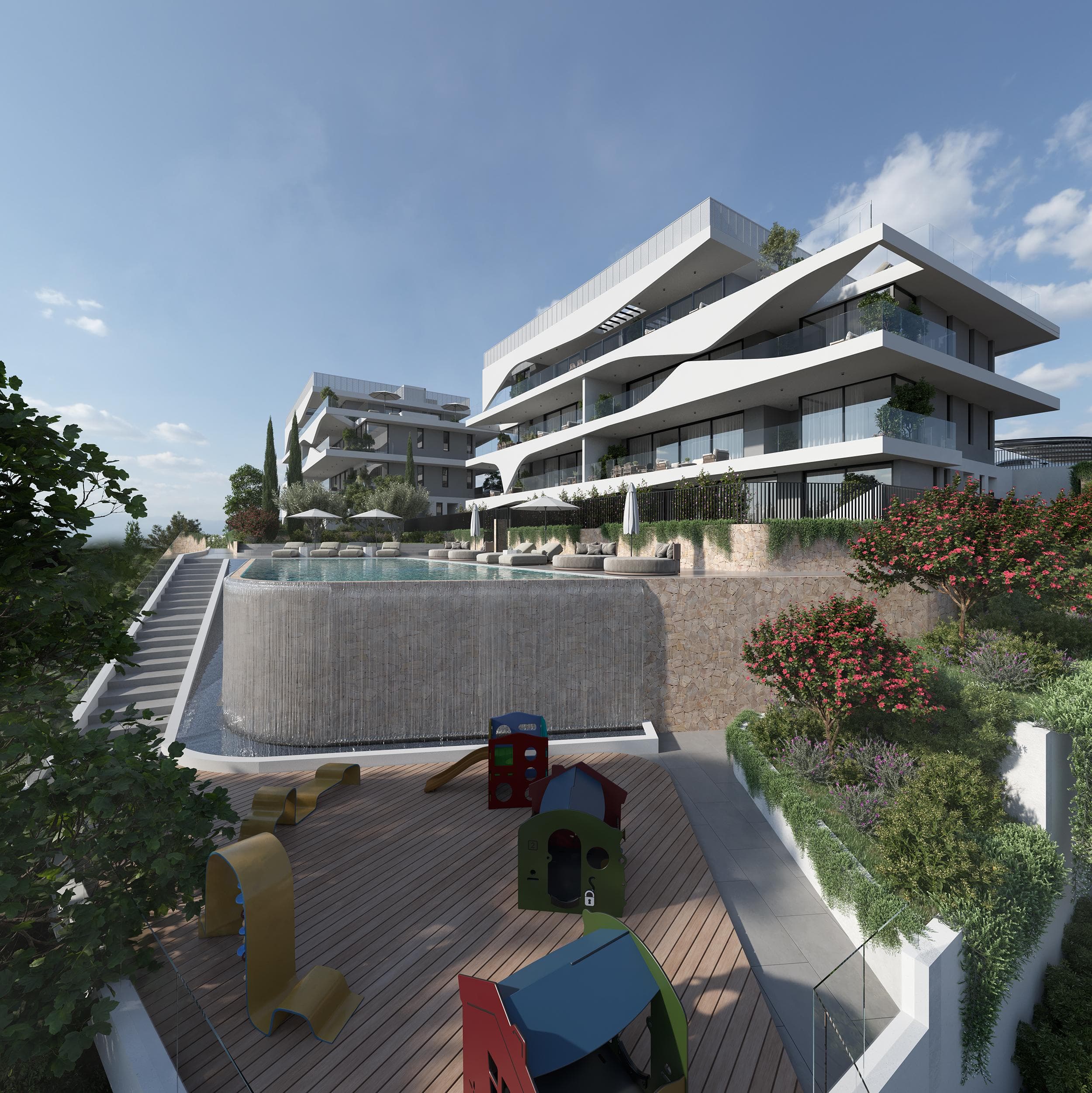 3-bedrooms apartments in Limassol, Cyprus.