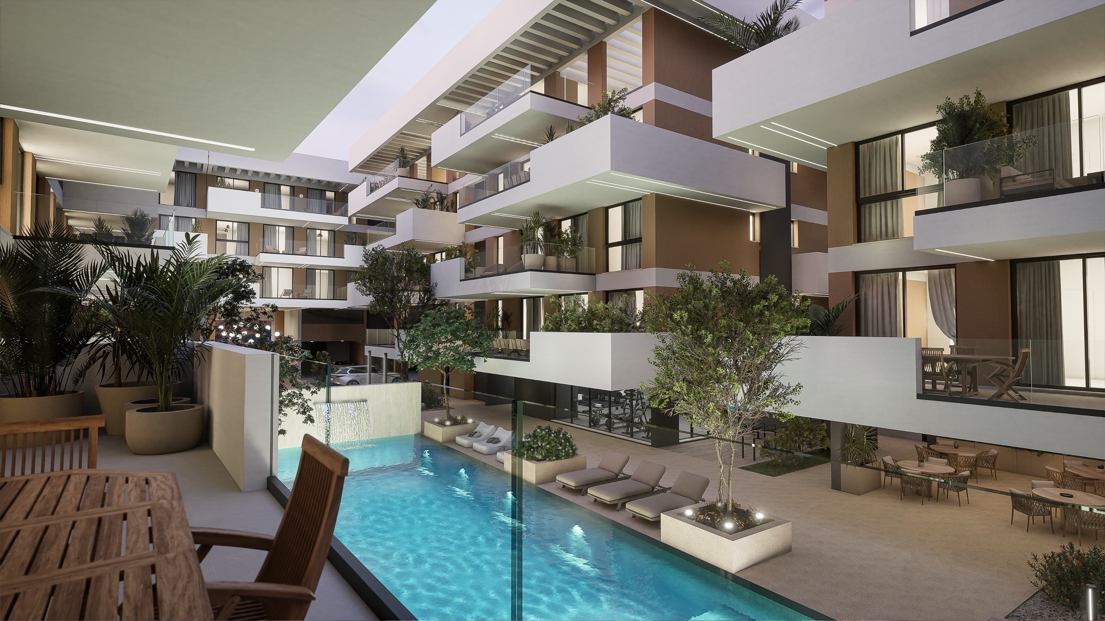 1-bedrooms apartments in Larnaca, Cyprus.