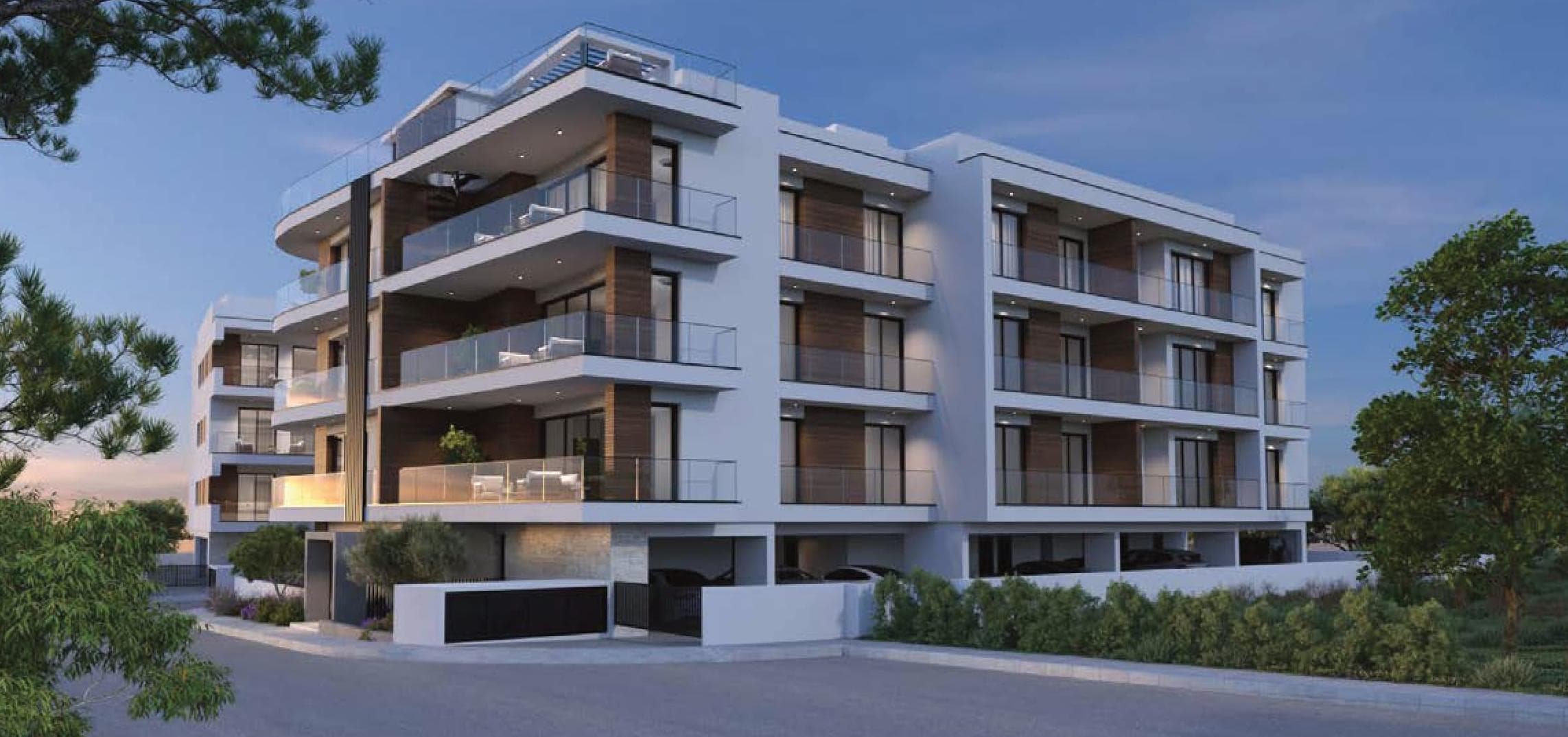 2-bedrooms apartments in Limassol, Cyprus.