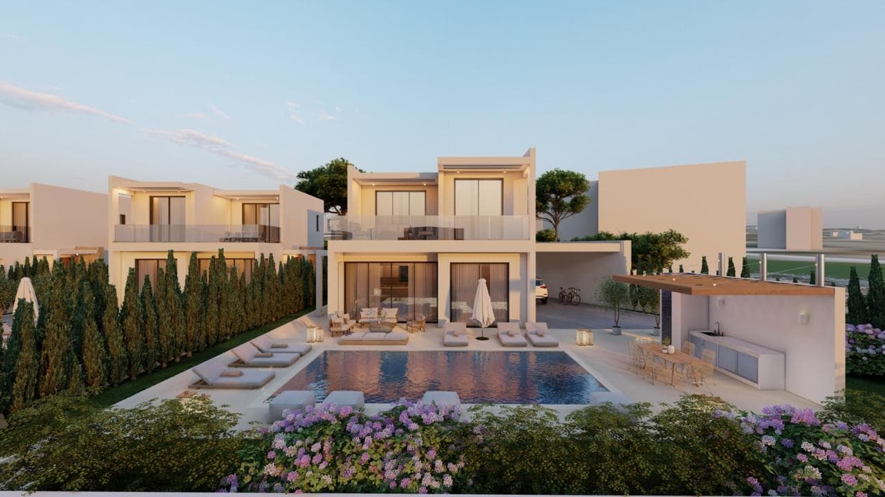 3-bedrooms house in Paphos, Cyprus.