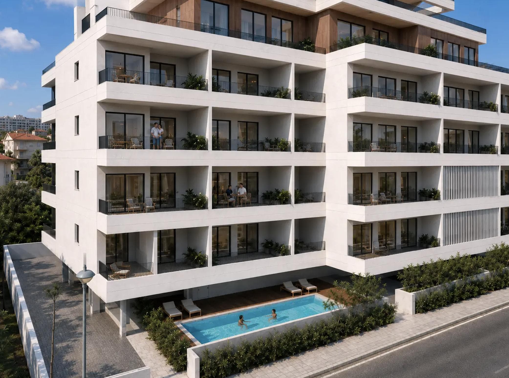 2-bedrooms apartments in Limassol, Cyprus.