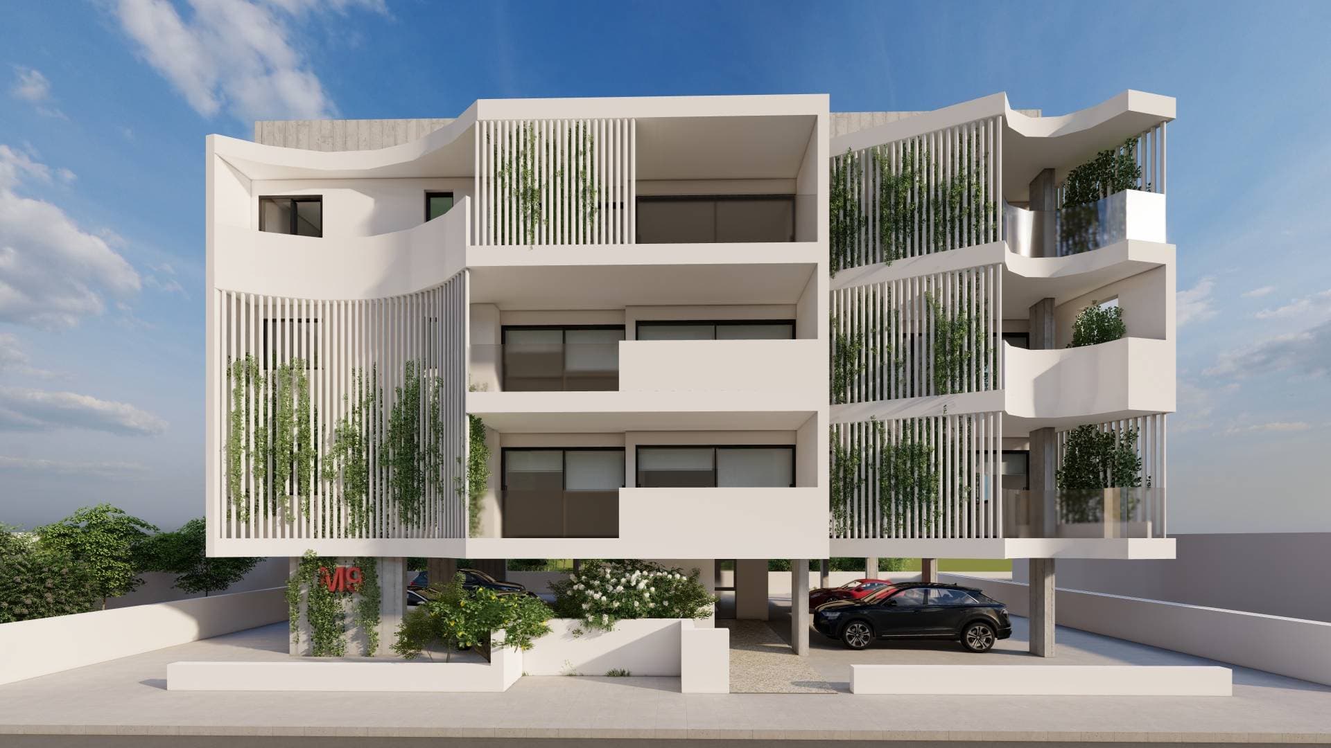 2-bedrooms apartments in Nicosia, Cyprus.